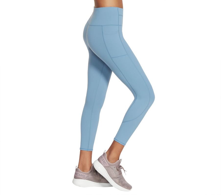 Skechers Women's Leggings - High Waisted Yoga Pants with Pockets, Stretchy & Comfortable Workout Tights for Running, Gym & Lounge Wear