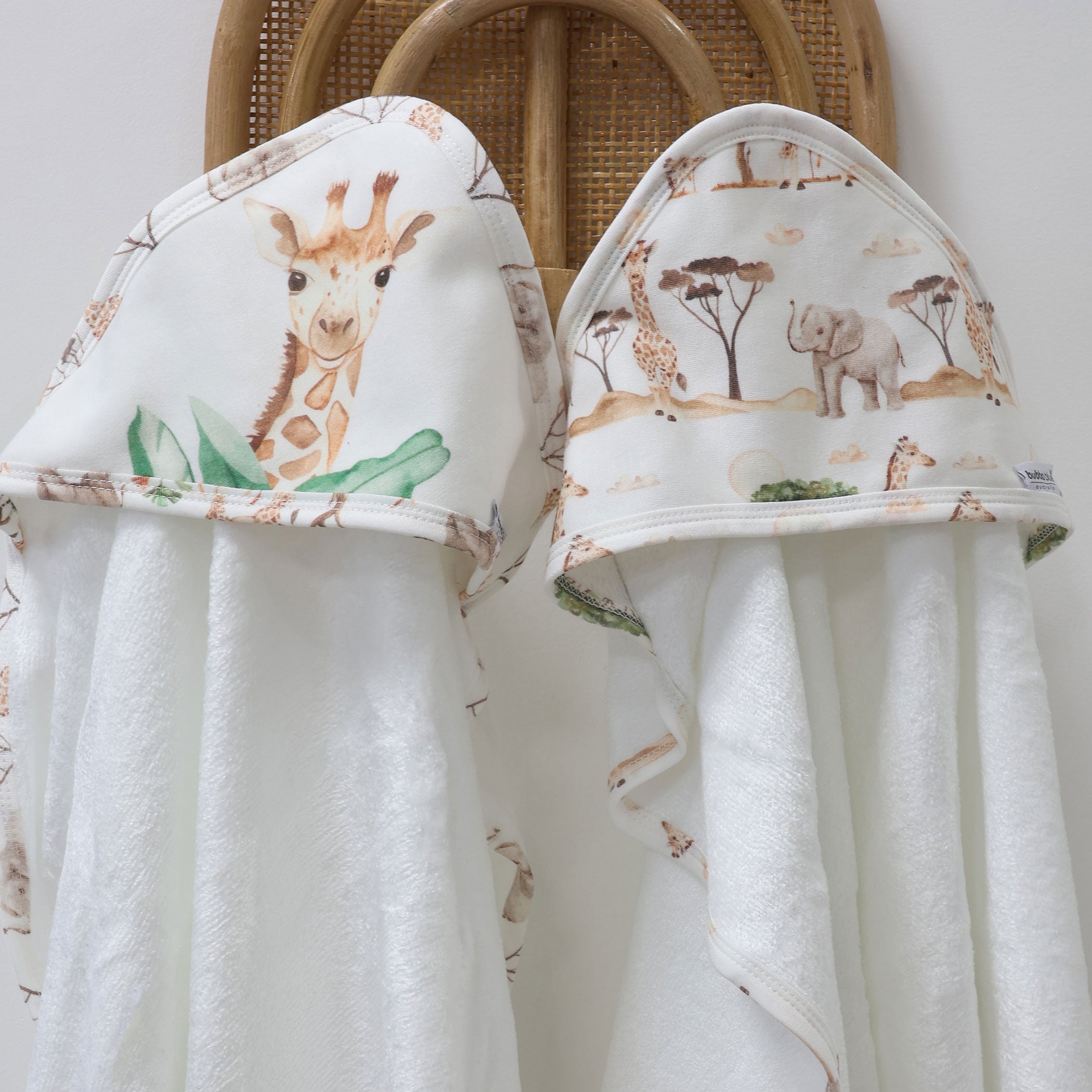 Adventure Bamboo 2-Pack Hooded Towels for Kids - Soft & Absorbent Baby Bath Towels for Swimming, Beach, Spa & After Shower - Eco-Friendly Bamboo Fiber