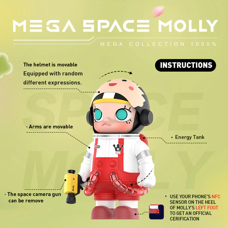 POP MART MEGA Space Molly 1000% Chibi Maruko-chan Collectible Figure - Perfect for Anime Fans, Home Decor & Gift Giving