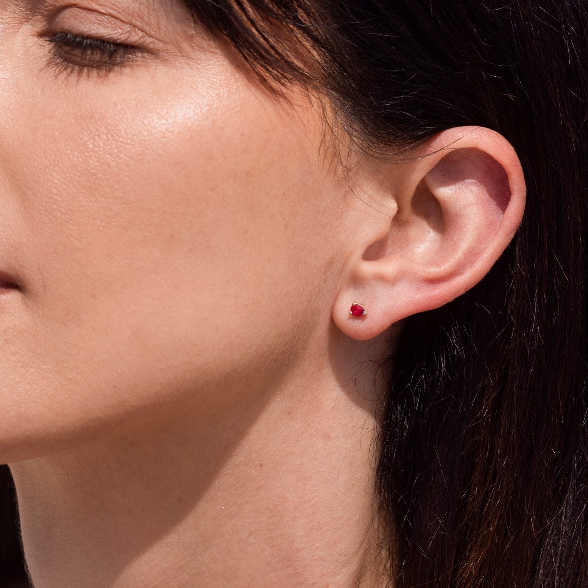 Birthstone Stud Earrings - Genuine Gemstone Jewelry for Women & Girls | Perfect for Gifts, Birthdays & Special Occasions
