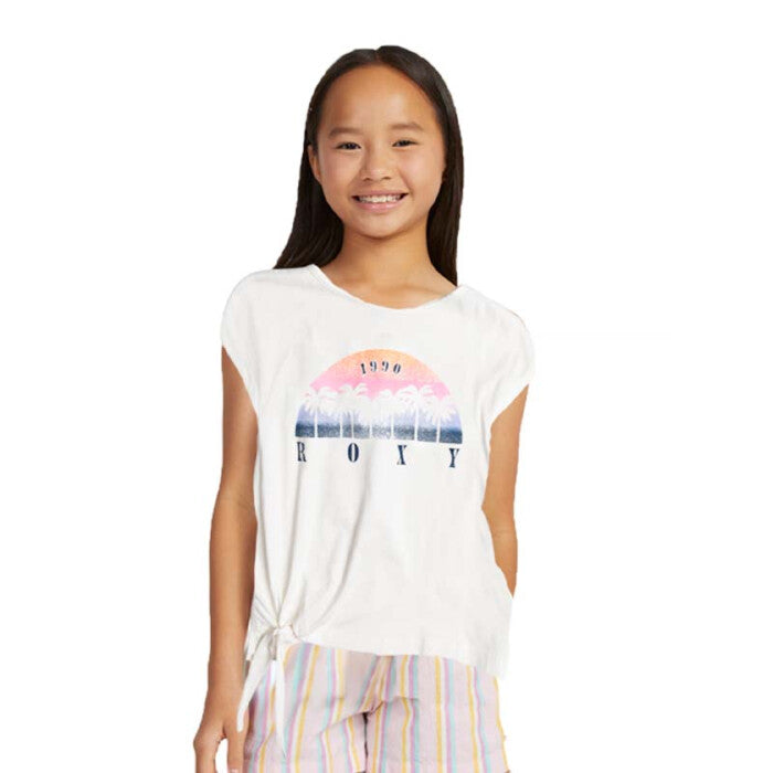Roxy Mc Pura Playa Black Women's T-Shirt - Soft Cotton Casual Tee for Beach, Surfing & Everyday Wear