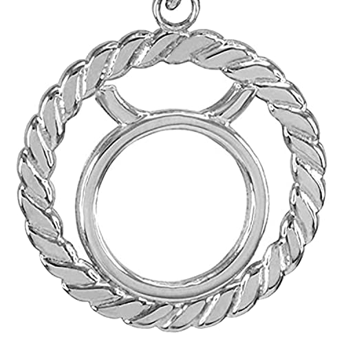 14k White Gold Taurus