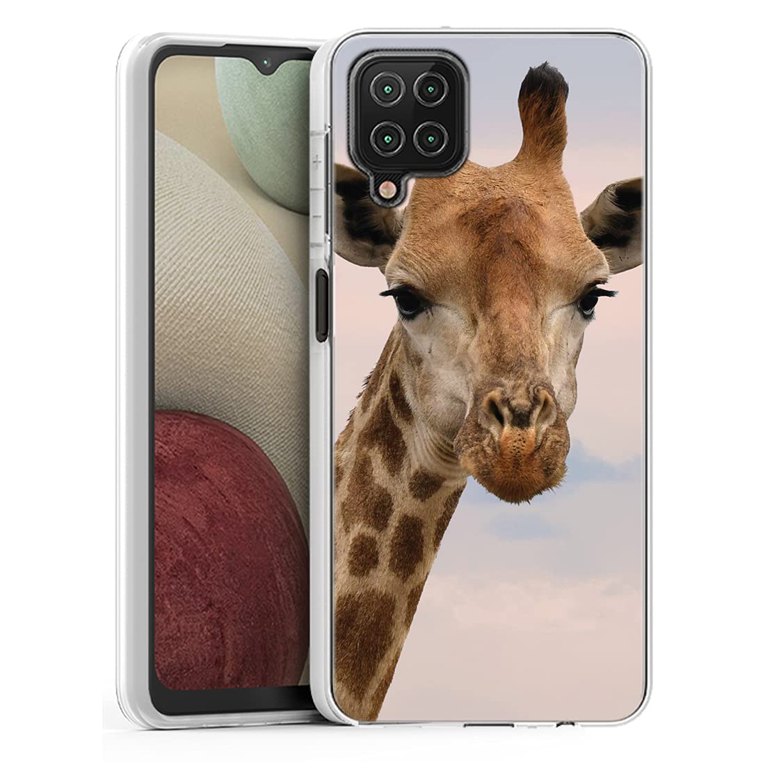 Shockproof Clear TPU Case for Samsung Galaxy A12 - Durable Protection for Outdoor Use
