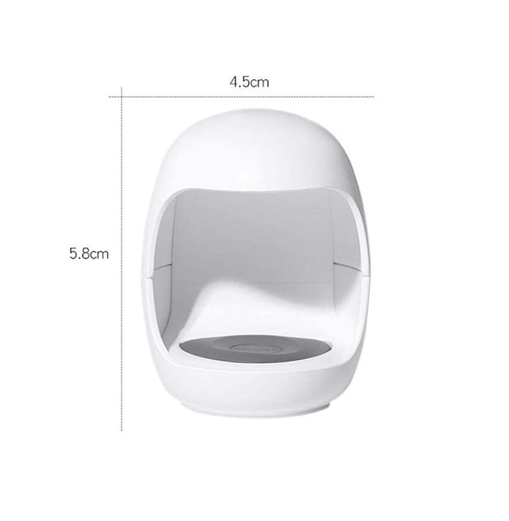 RUBYFACE Mini Nail Dryer - Egg Shaped 6W UV LED Lamp for Gel Polish Curing | Smart Sensor with 45s/60s Timer | USB Powered Portable Nail Art Tool | Perfect for Home Manicures & Salon Nail Extensions