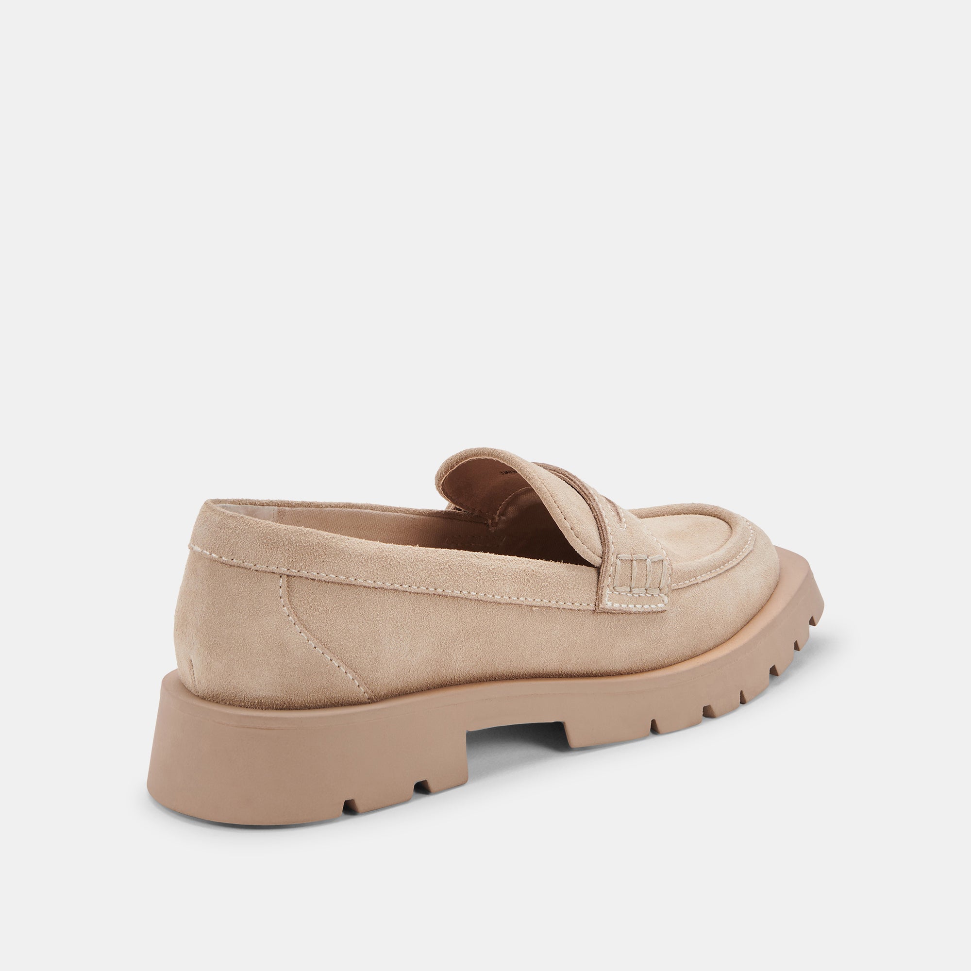 ELIAS WIDE FLATS DUNE SUEDE - Comfortable Women's Loafers for Work & Casual Wear - Slip-On Shoes for Office, Walking & Travel