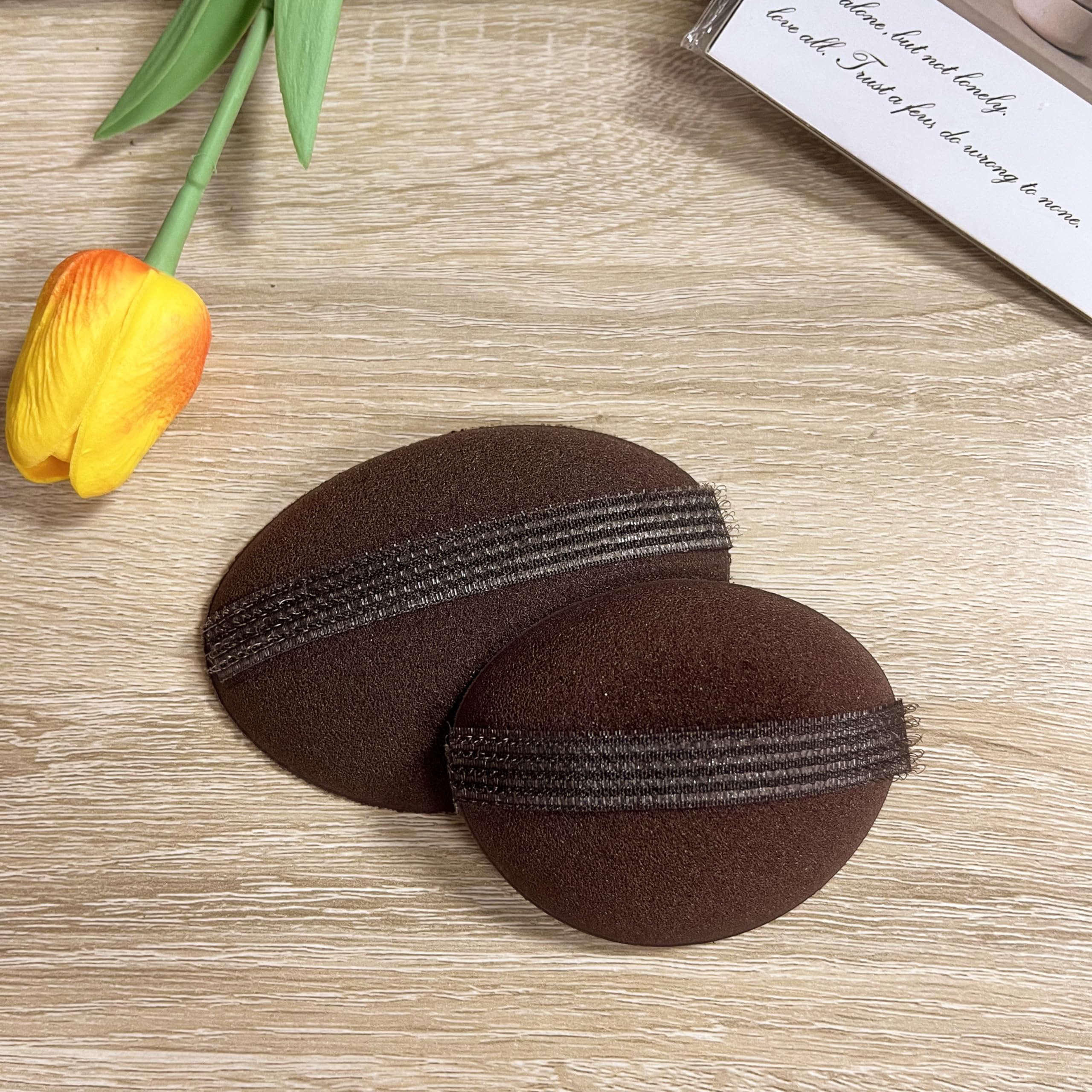 Invisible Hair Clip Comb for Volume Styling - Hair Bump Insert Tool with False Hair Pads & Extensions Accessories (Brown) | Perfect for Weddings, Parties & Everyday Hairstyles