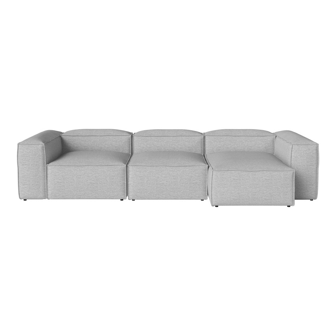 Cosima 3-Seater Sofa with Chaise Lounge - Modern L-Shaped Sectional Couch for Living Room, Apartment & Small Spaces - Soft Fabric Upholstery & Sturdy Frame - Perfect for Relaxing, Entertaining & Family Movie Nights