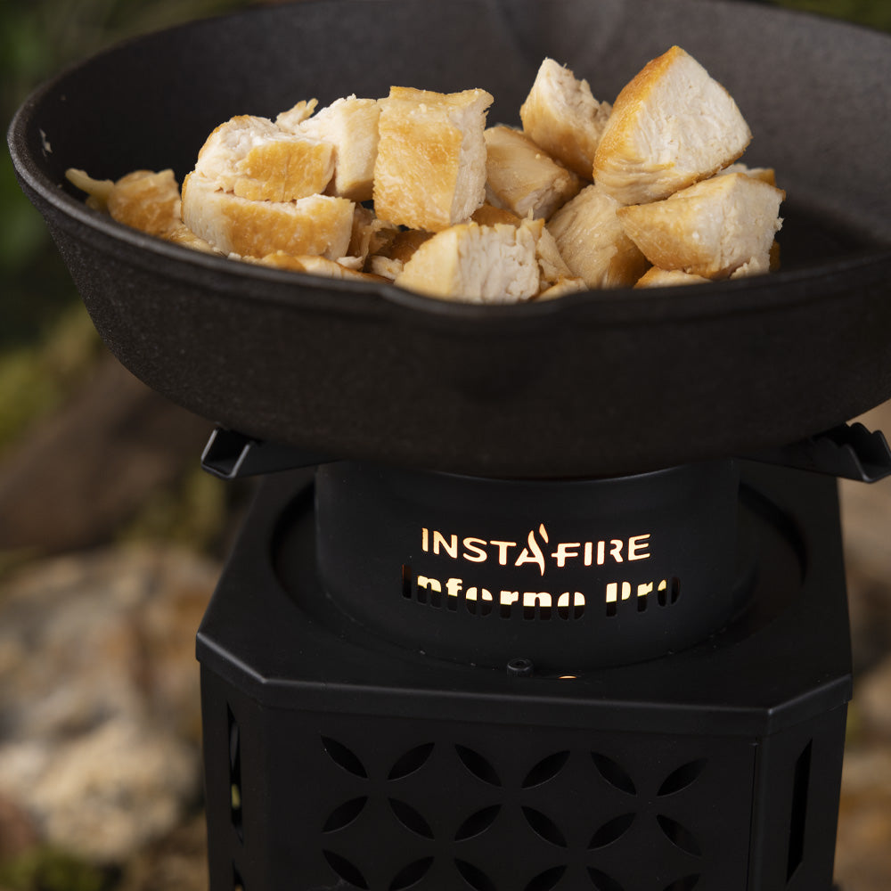 Inferno PRO Outdoor Biomass Stove - Portable Camping Wood Burning Stove by InstaFire | Perfect for Backpacking, Emergency Preparedness & Off-Grid Cooking