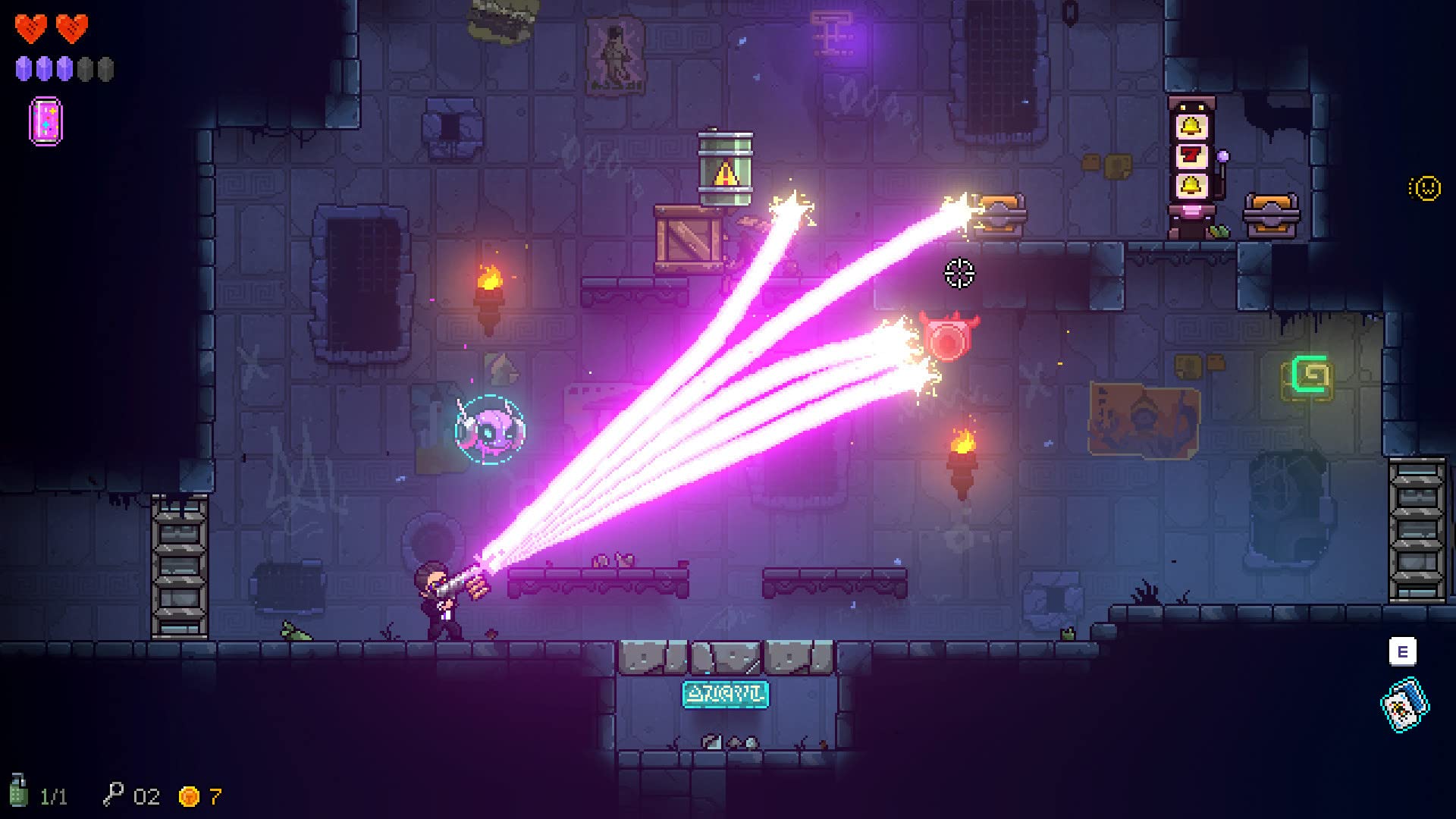 LIMITED RUN GAMES Neon Abyss - Imported Collector's Edition for Nintendo Switch/PS4 - Action Roguelike Platformer Game for Adventure & Arcade Gaming Enthusiasts
