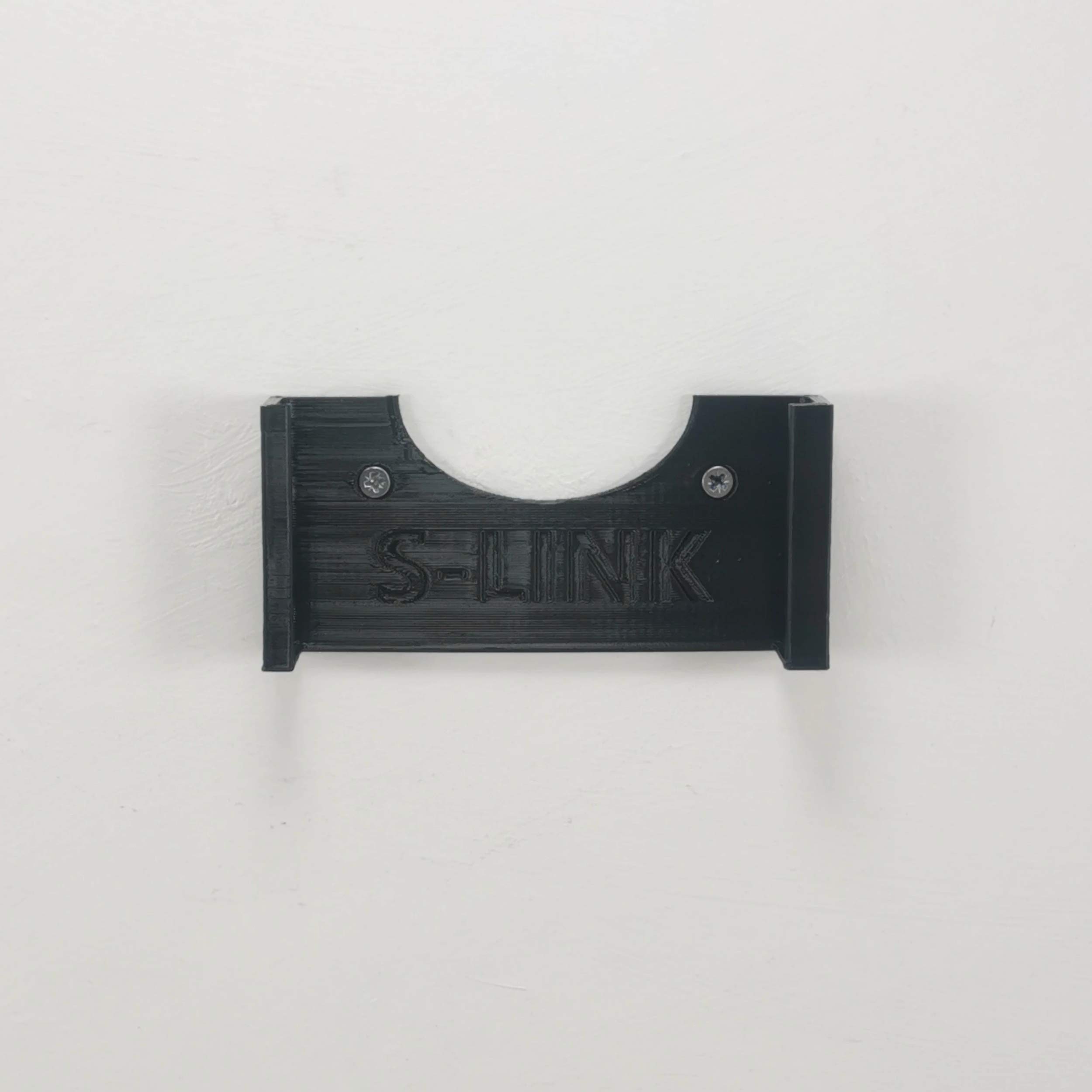 Steam Link Wall Mount Bracket - Under Desk Holder for Steam Link (Black) - Perfect for Gaming Setup & Home Theater Organization