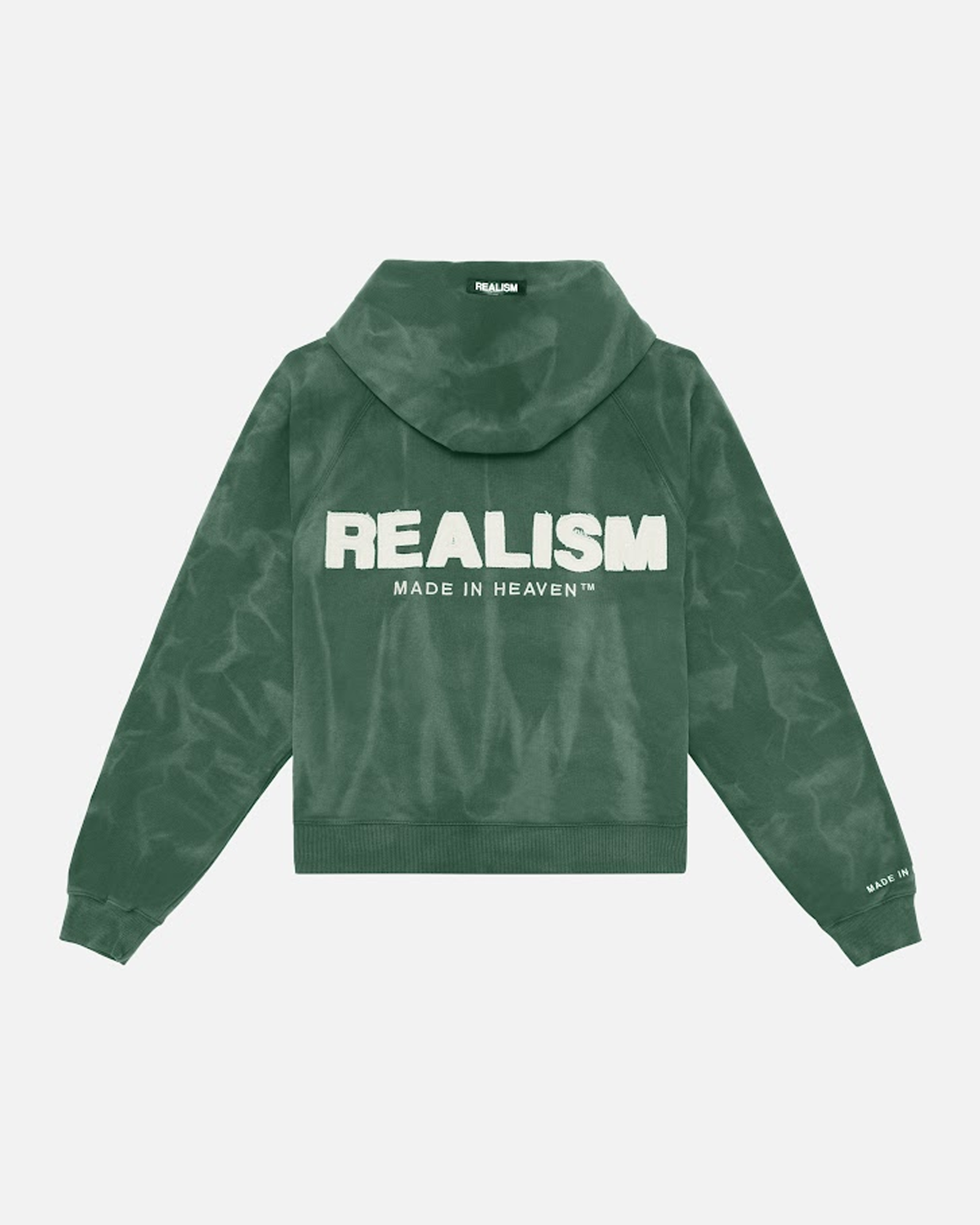 SSS Realism Legacy Hoodie - Washed Moss Green Pullover for Men & Women | Cozy Casual Wear for Street Style & Outdoor Activities