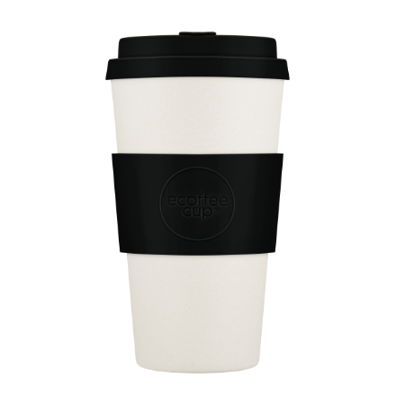 Eco-Friendly Black Nature Coffee Cup - Reusable Travel Mug for Hot & Cold Drinks - Perfect for Office, Camping, and Daily Commute