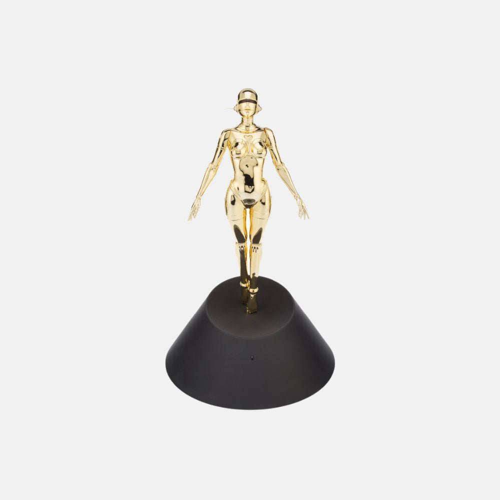 Hajime Sorayama Sexy Robot Floating 1/4 Scale Gold Statue - Limited Edition Collectible Art Figure for Home Decor & Anime Lover Gift