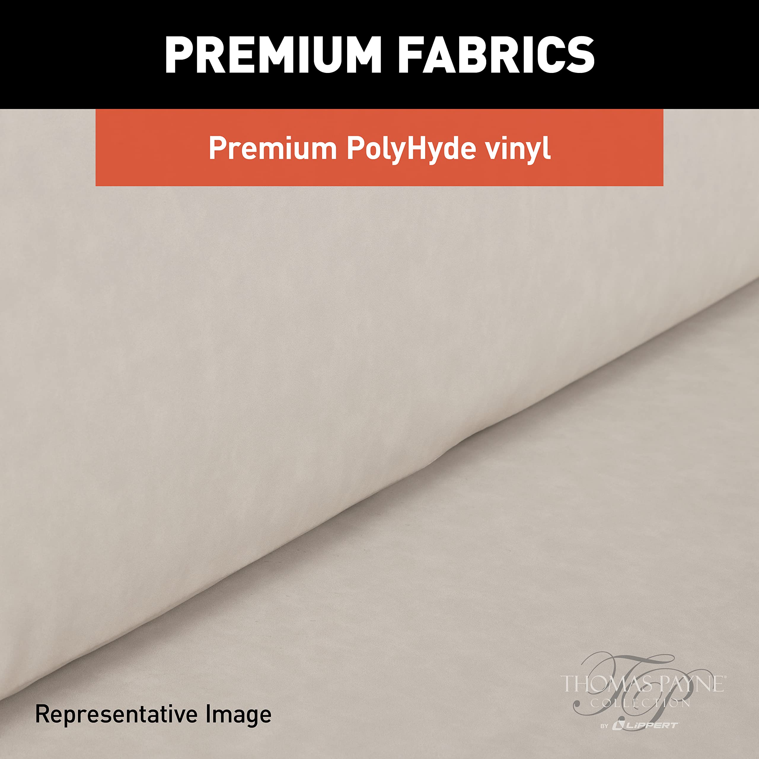 THOMAS PAYNE RV Dinette Cushions - 38 Inch Altoona RV Furniture Replacement for Comfortable Seating | Perfect for RV Camping, Road Trips & Outdoor Adventures