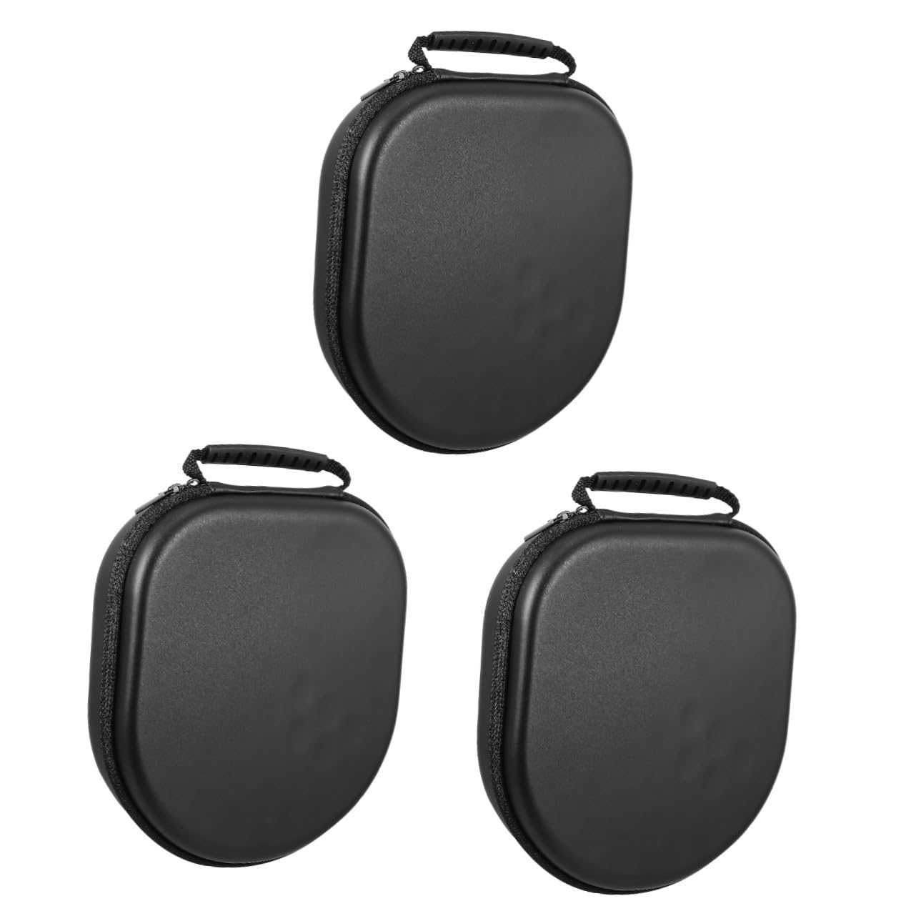 Artibetter 3-Piece Headphone Carrying Case - Durable Tarpaulin Protective Storage Pouch for Travel, Commuting & Gym Use - Fits Earphones & Headphones
