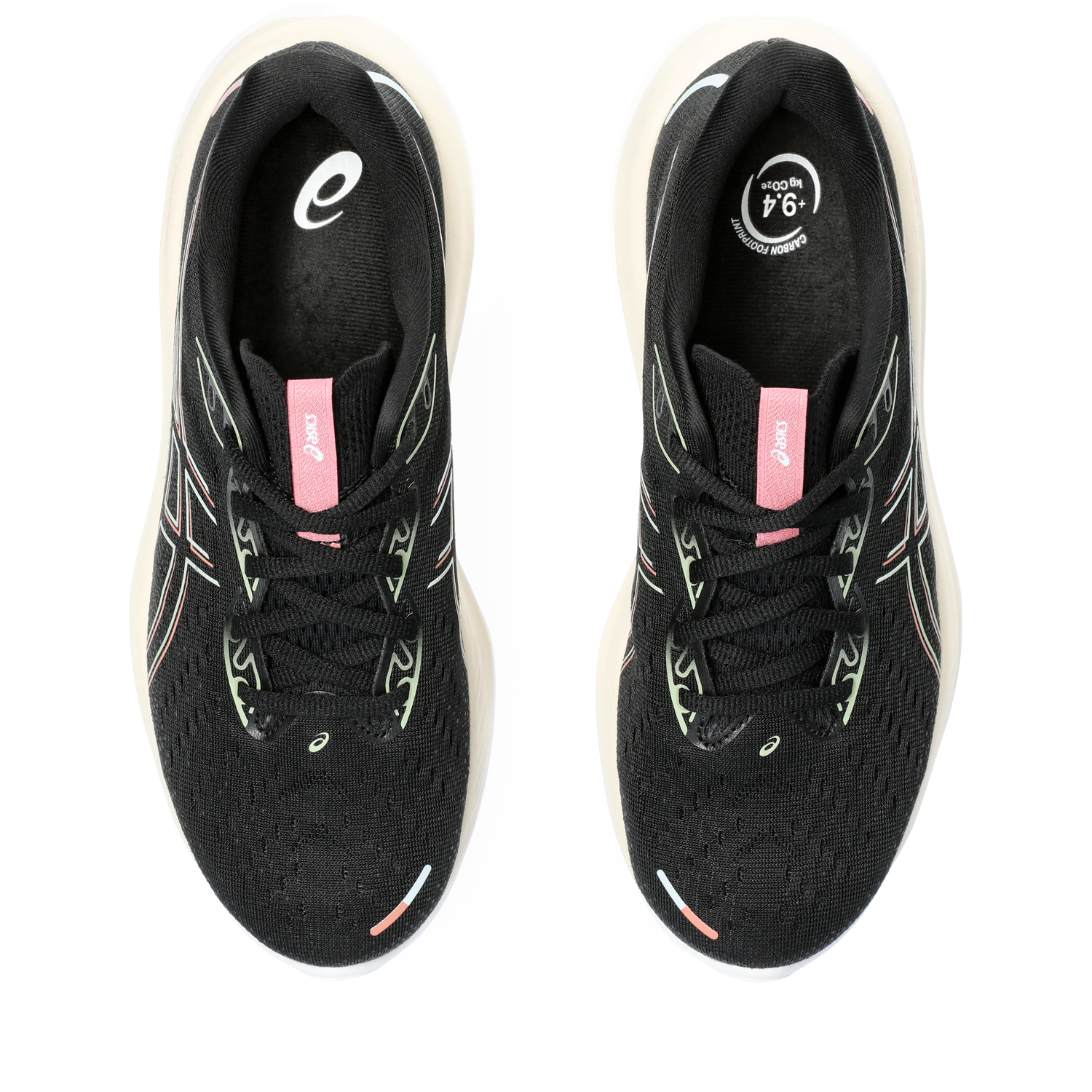 ASICS Women's Cumulus 26 Running Shoes - Black/Dark Jade - Lightweight Cushioned Sneakers for Jogging, Gym Workouts & Everyday Comfort