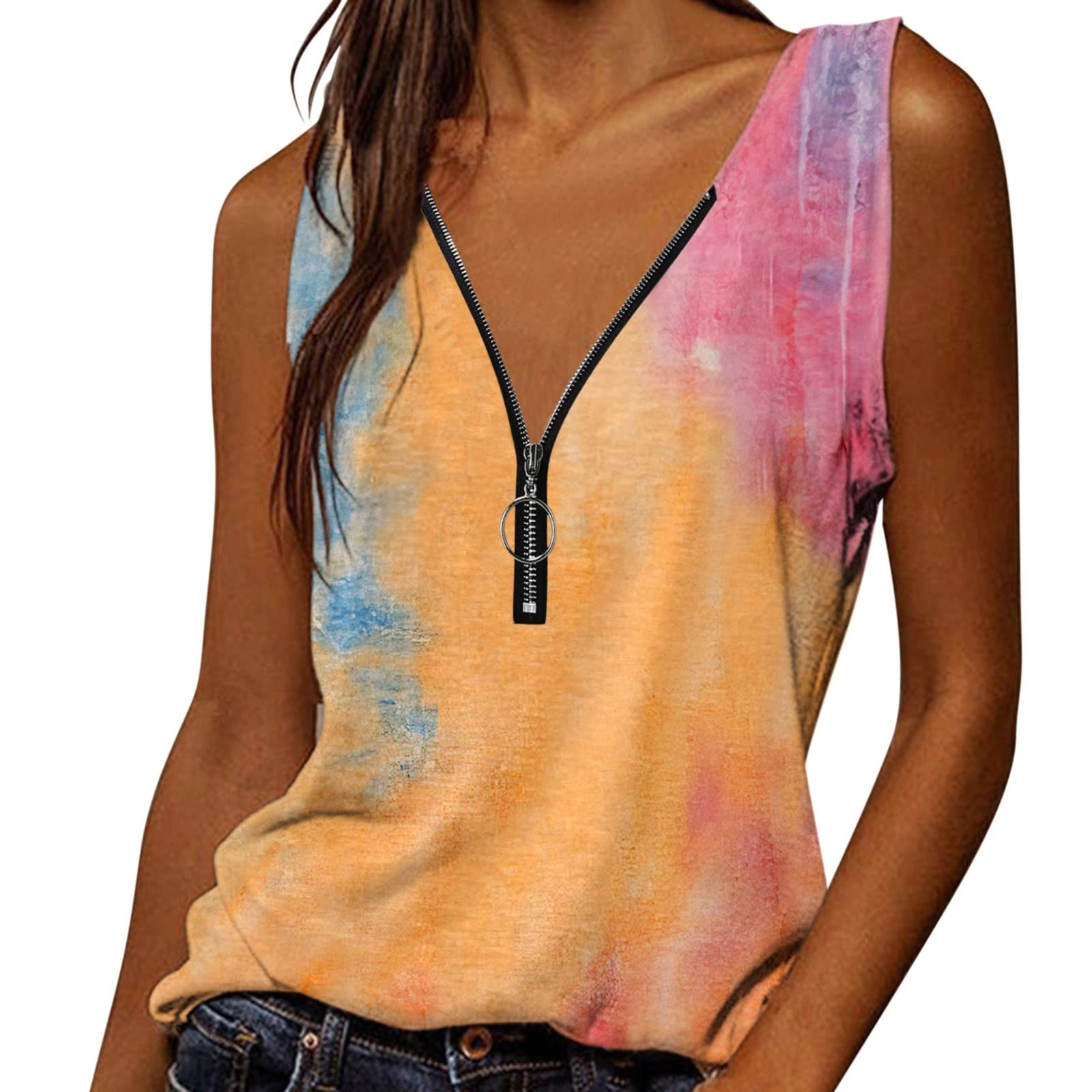 Women's Y2K Cute Summer Tank Tops - Dressy Casual Cropped Blouse for Beach, Party & Daily Wear | Trendy Crop Top for Women