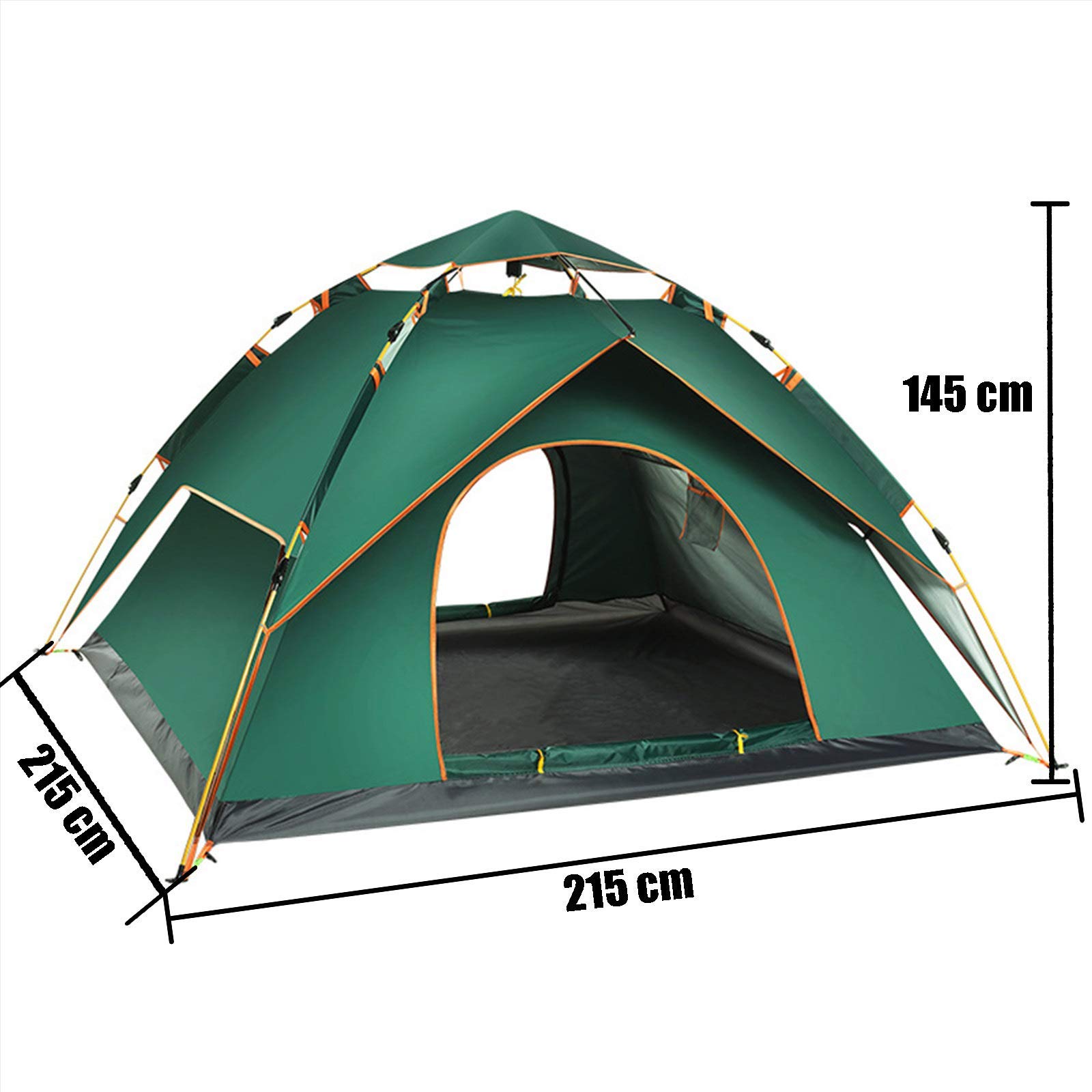 Automatic Pop Up Dome Waterproof Sun Shelter Tent - Lightweight Backpacking & Hiking Tent for Camping, Beach, Picnics & Garden Outdoor Activities
