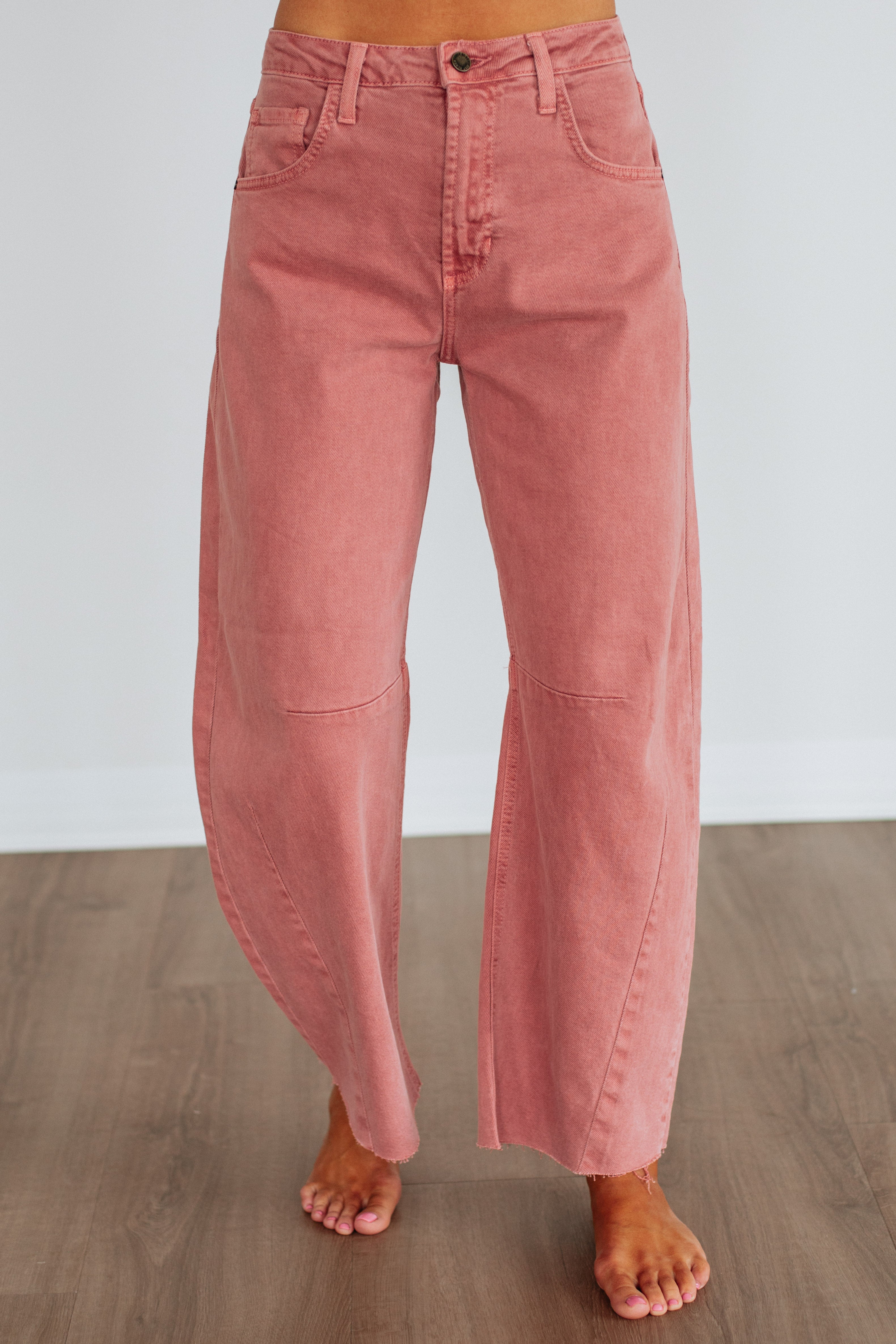 Beatrix JBD Jeans - Vintage Mauve High Waisted Skinny Jeans for Women | Comfortable Stretch Denim Pants | Perfect for Casual Wear, Date Night & Office Outfits