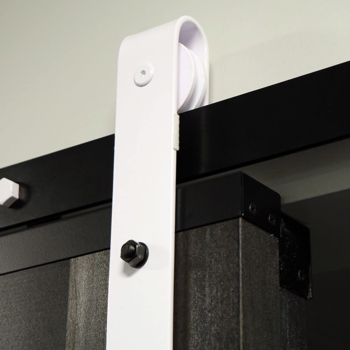 Premium Wagon Wheel Horseshoe Roller Hanger for Barn Doors - 1 3/4