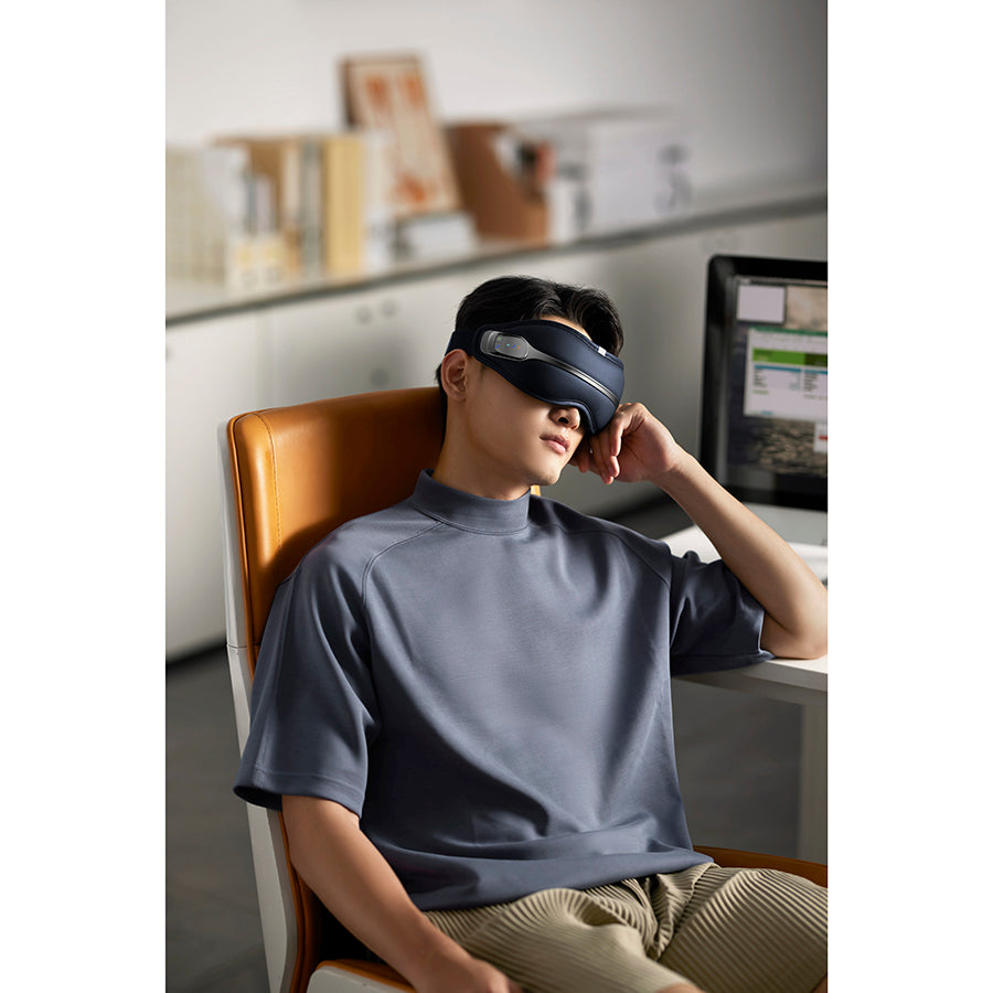 Philips PPM2321 Eye Massager Mask for Relaxation & Stress Relief - Perfect for Travel, Work Breaks & Home Use