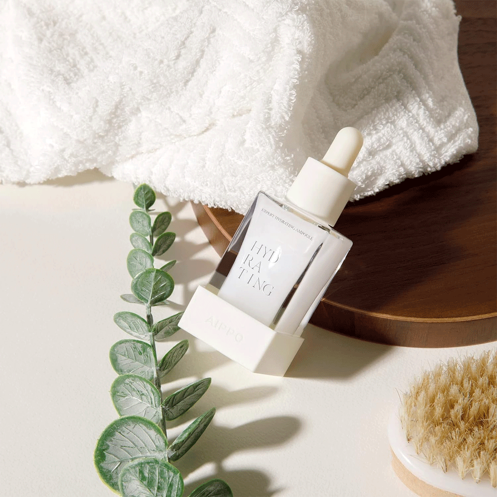 AIPPO Expert Hydrating Ampoule 30ml - Intense Moisturizing Serum for Dry Skin - Perfect for Daily Skincare Routine & Nighttime Hydration