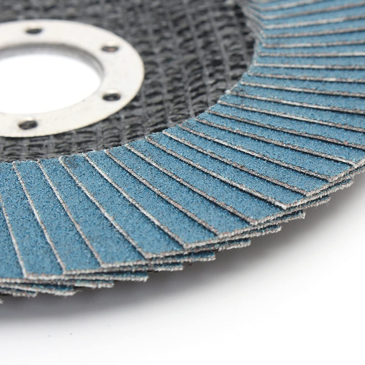 10PCS 125mm/5 Inch Professional Flap Discs - 40/60/80/120 Grit Sanding Wheels for Angle Grinder - Metal Wood Grinding & Polishing - Perfect for DIY, Construction & Automotive Projects (40 Grit)