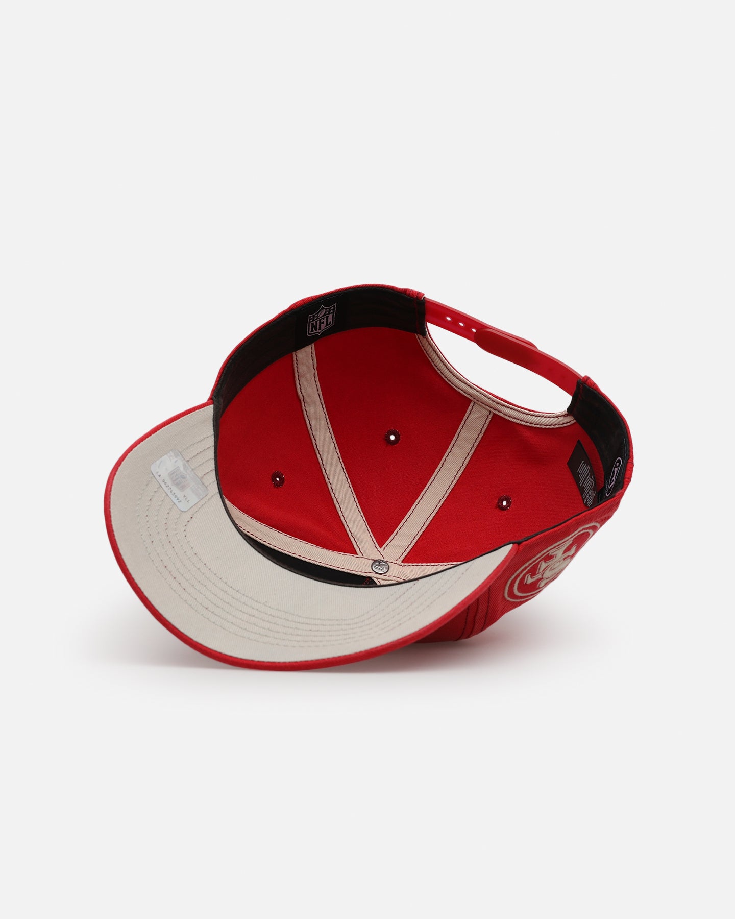 47 Brand San Francisco 49ers 'Dusted Hitch' 47 Hitch Snapback Red Hat - Official NFL Licensed Adjustable Baseball Cap for Men & Women - Perfect for Game Day, Sports Events & Casual Wear