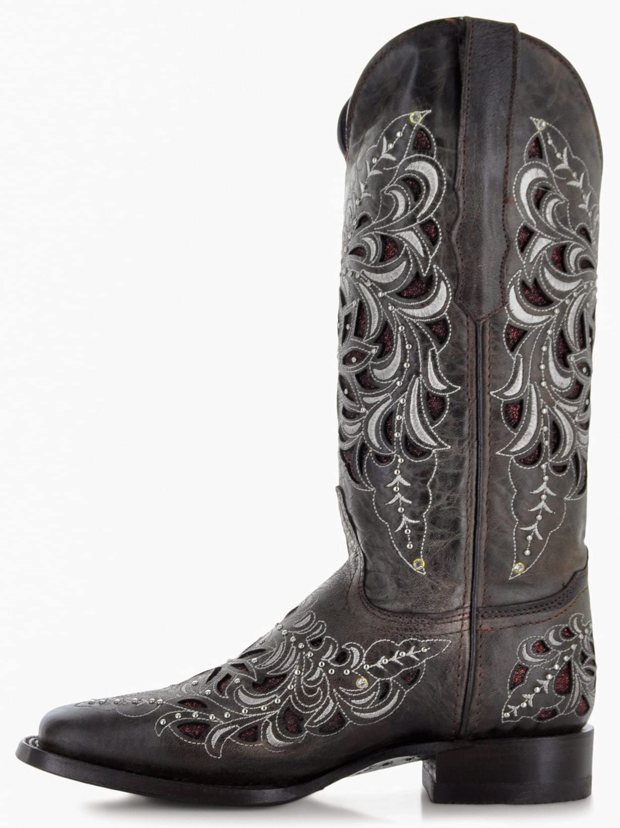 Premium Soto Boots M50055 - Handcrafted Cowboy Boots with Intricate Inlay Design | Perfect for Western Rides, Country Music Festivals & Casual Outings