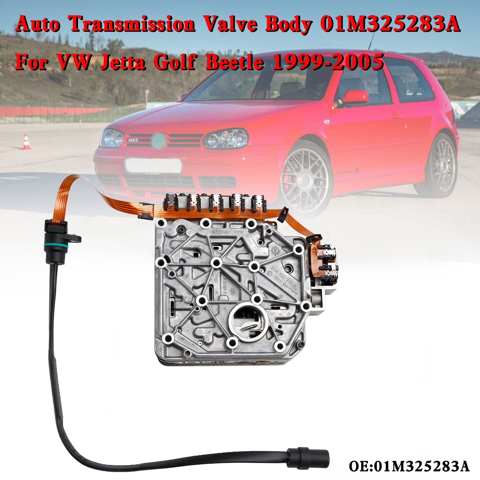 Volkswagen Jetta Golf Beetle 2.5L 2.0L Automatic Transmission Valve Body 01M325283A - Compatible with 2000-2010 Models, Perfect for Transmission Repair & Performance Upgrade