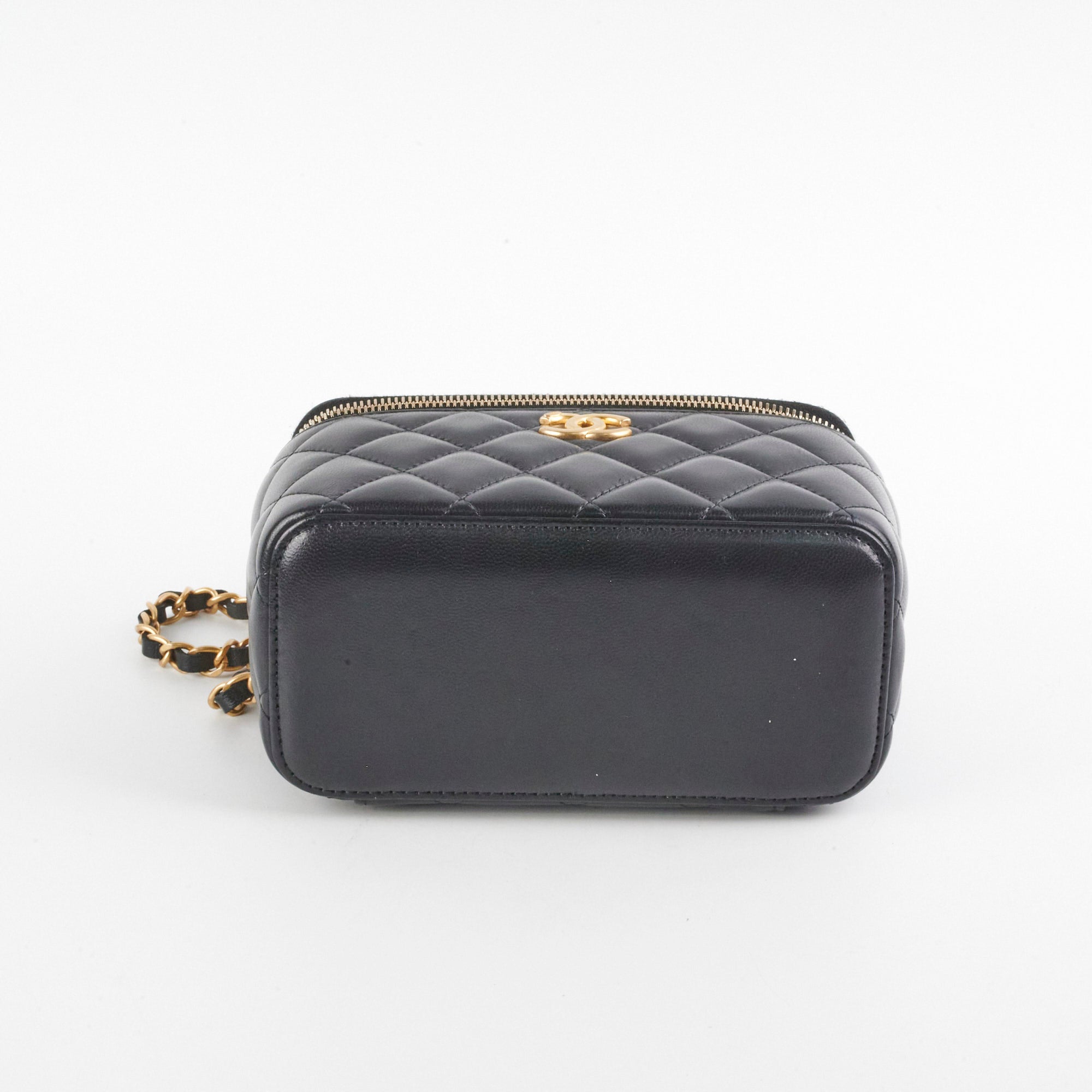Chanel Seasonal Vanity Top Handle Black Bag - Luxury Designer Handbag for Women | Perfect for Evening Parties, Weddings & Special Occasions