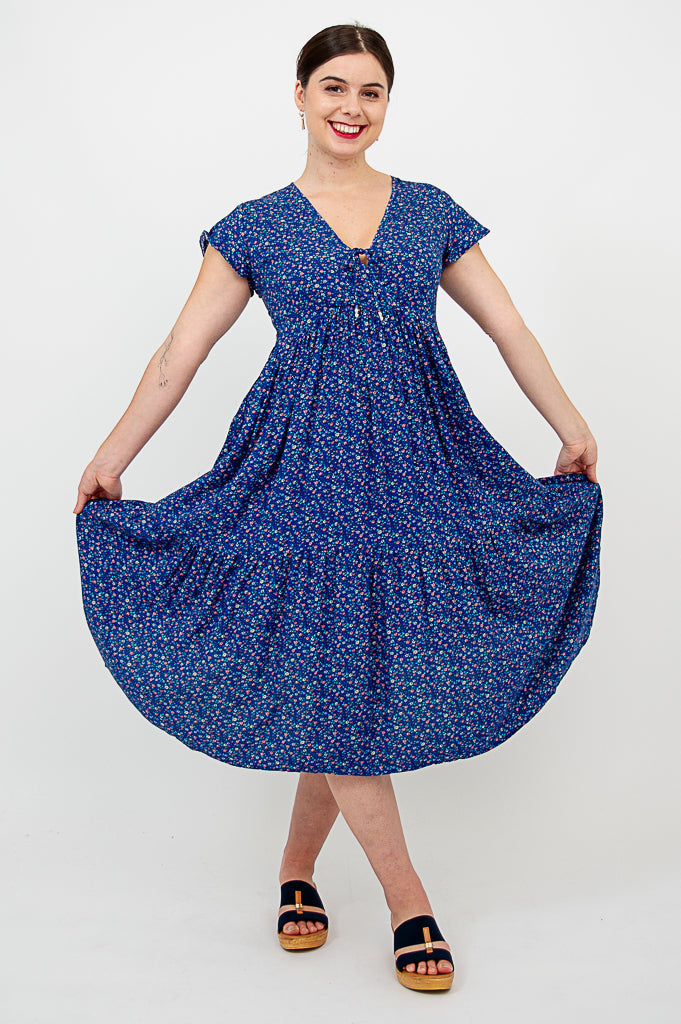 Julie Dress - Elegant Women's Floral Summer Dress | Perfect for Casual Outings, Parties & Date Nights