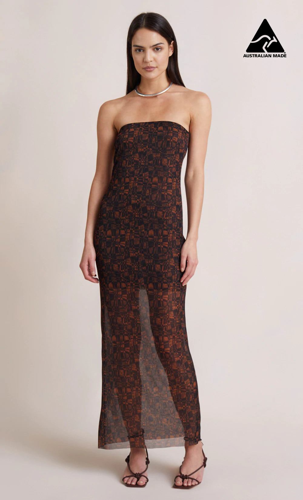 Checkmate Strapless Maxi Dress - Elegant Long Formal Gown for Women | Perfect for Weddings, Prom, Evening Parties & Special Occasions
