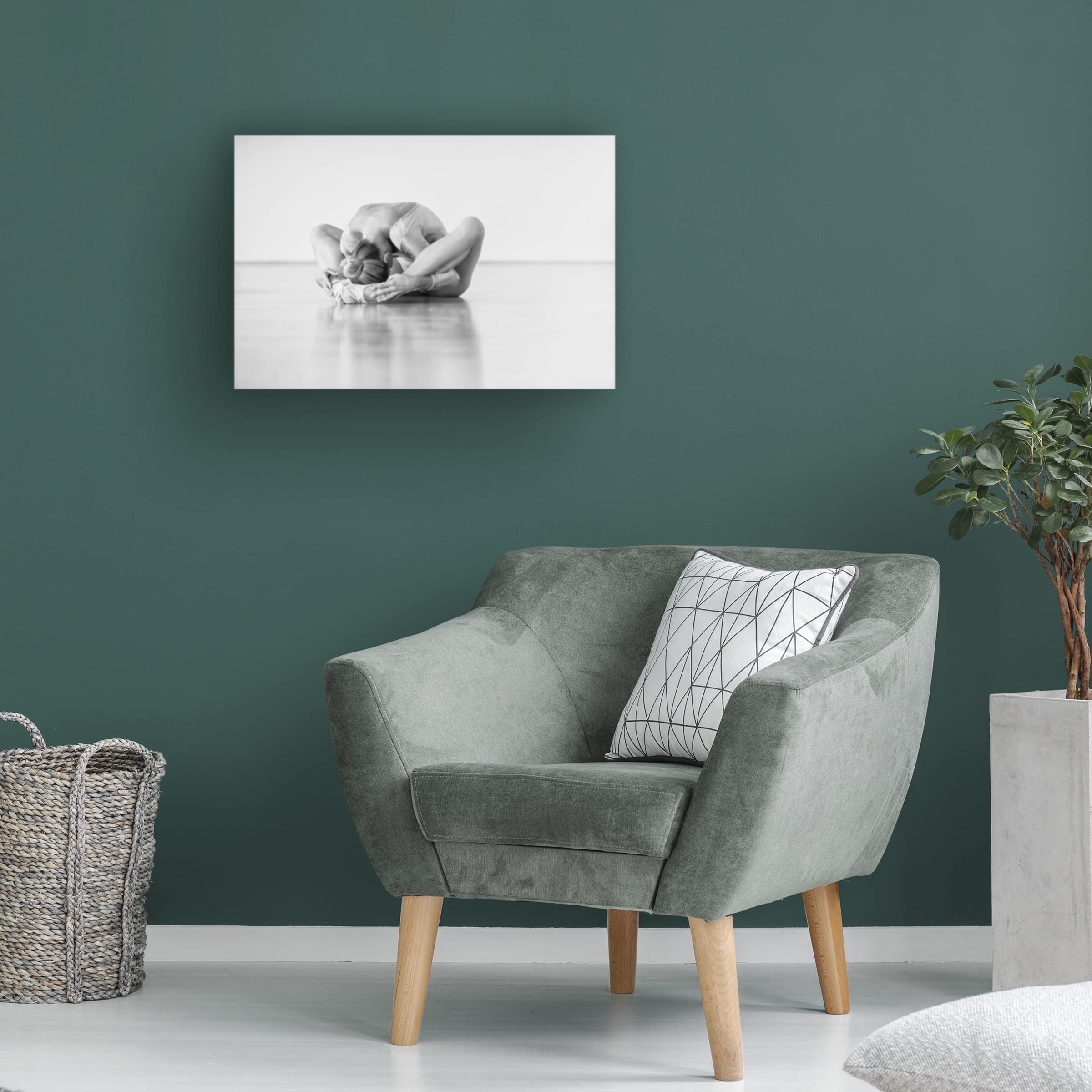 Michael M 'In Itself' Canvas Wall Art Print - Modern Abstract Painting for Living Room, Bedroom & Office Decor | Trademark Fine Art Collection