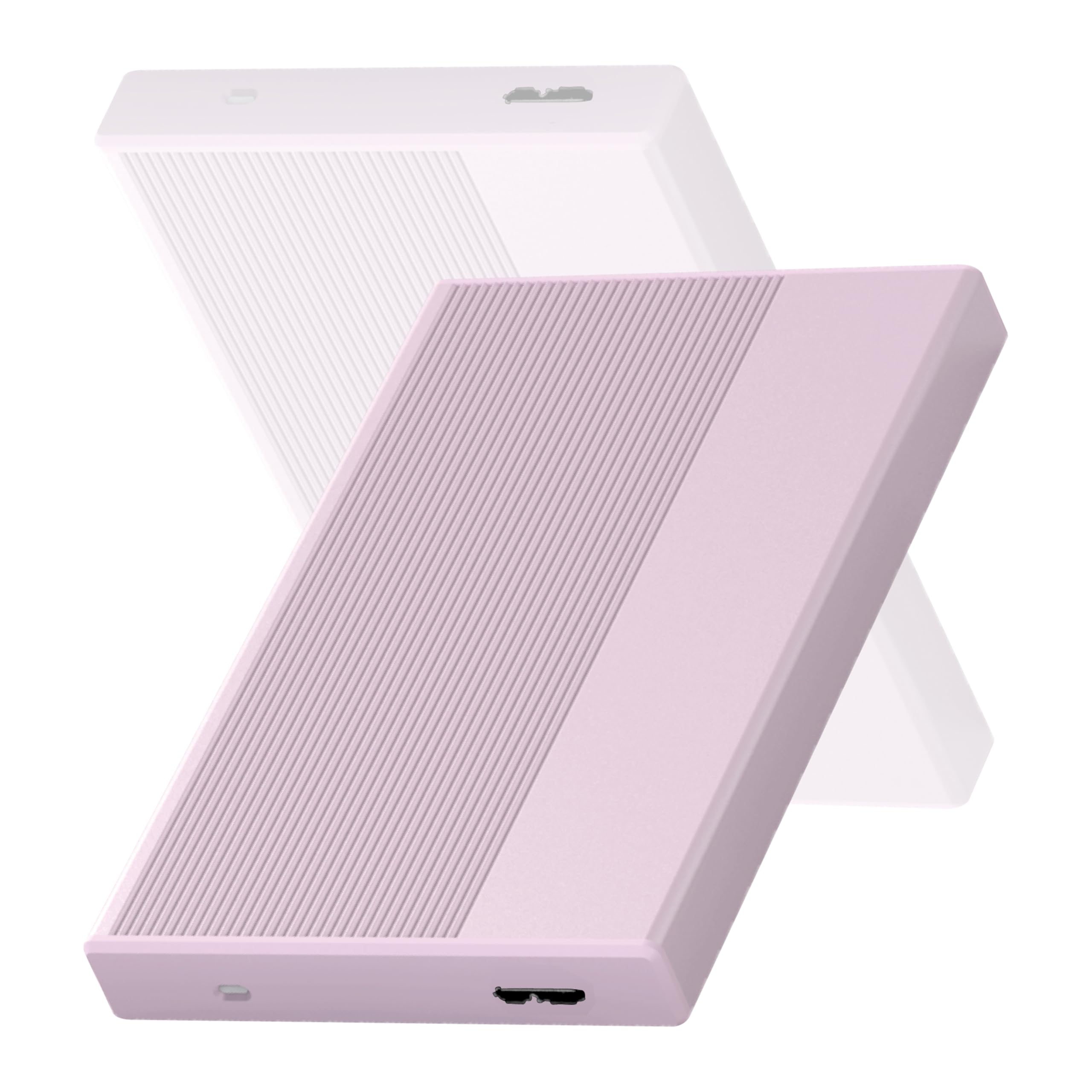 1TB Portable External Hard Drive USB 3.0 - 2.5 Inch HDD Storage for Fast Data Transfer & Backup | Compatible with PS4, PS5, PC, Laptop, Mac, Gaming Console | Perfect for Gaming, Work & Travel (Pink)