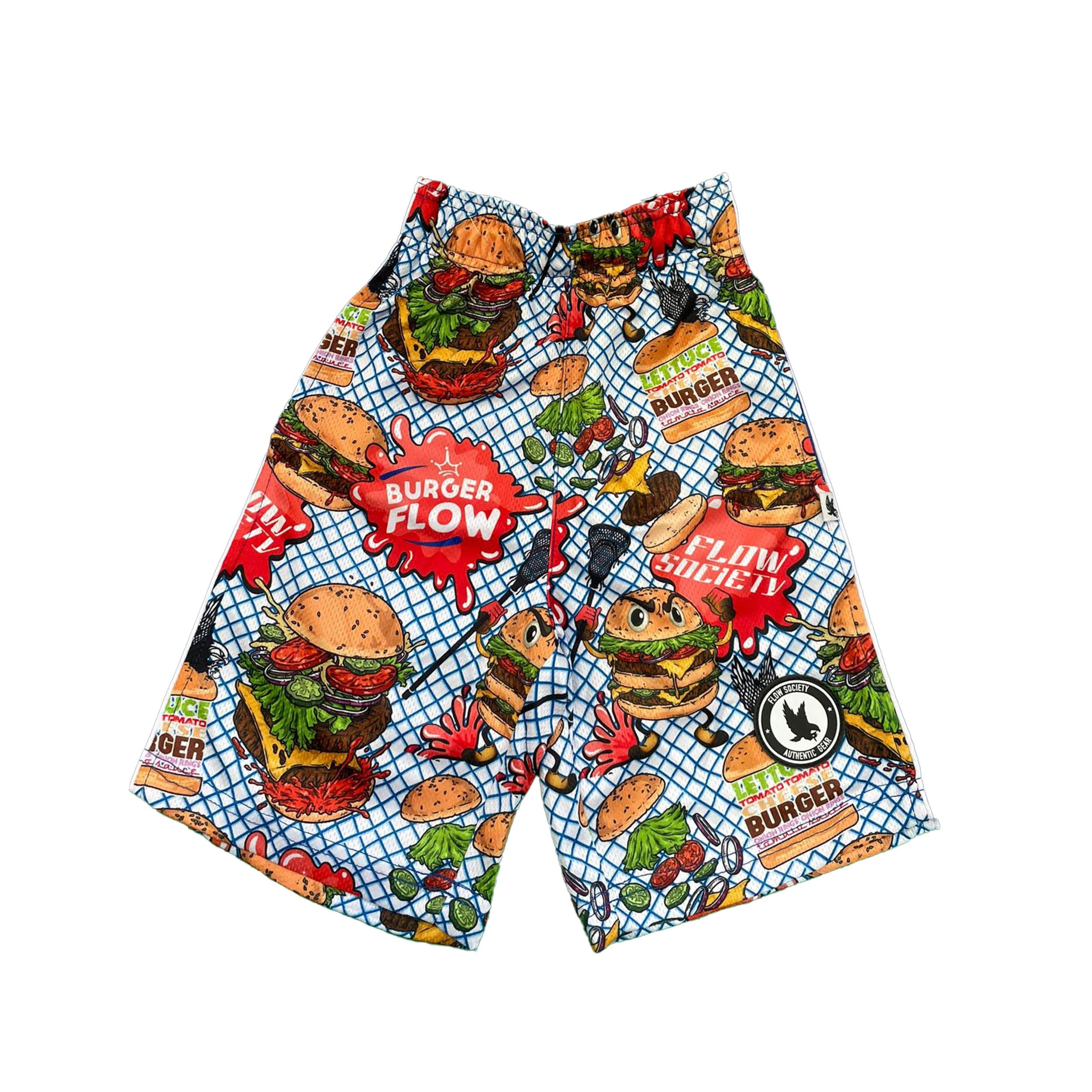 Boys' Fast Food Graphic T-Shirt - Burger Attack Print Short Sleeve Tee for Kids | Fun Casual Wear for School, Playdates & Family Outings