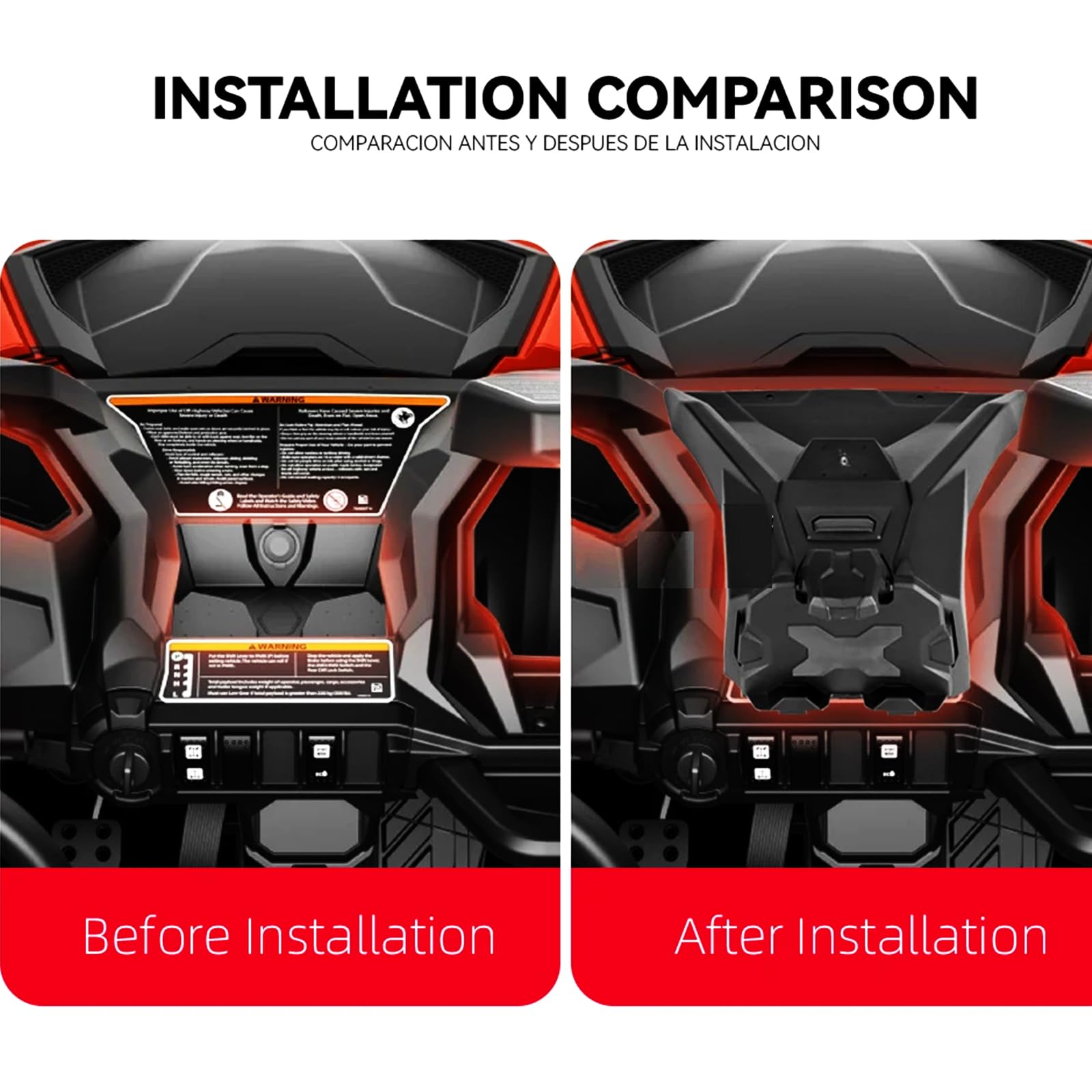 RUNNING PANTHER Universal Electronic Device Holder for Can Am Commander & Maverick Models - Secure GPS, Tablet, Phone, iPad Mount with Storage Box (Fits Sport/Trail/Sport MAX) | Durable Replacement for OEM #715005212 | Perfect for Off-Road Adventures & Navigation