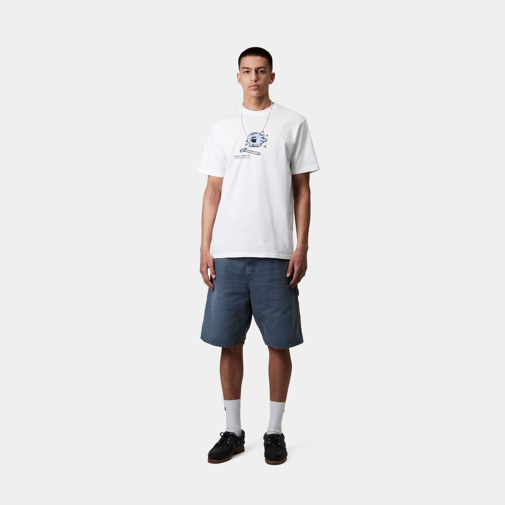 Piggybank Graphic T-Shirt for Men & Women | Soft Cotton White Tee | Casual Wear, Gift Idea, Everyday Outfit