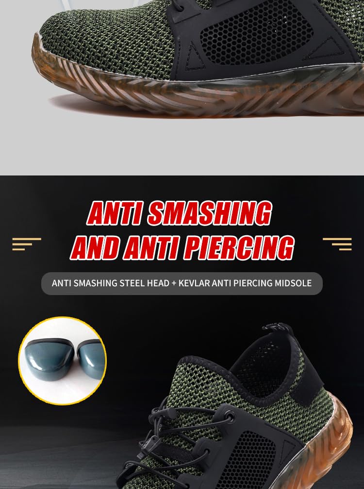 Ryder Indestructible Shoes - Ultra Durable Men's & Women's Sneakers for Outdoor, Work & Everyday Wear | Non-Slip, Water-Resistant & Comfortable