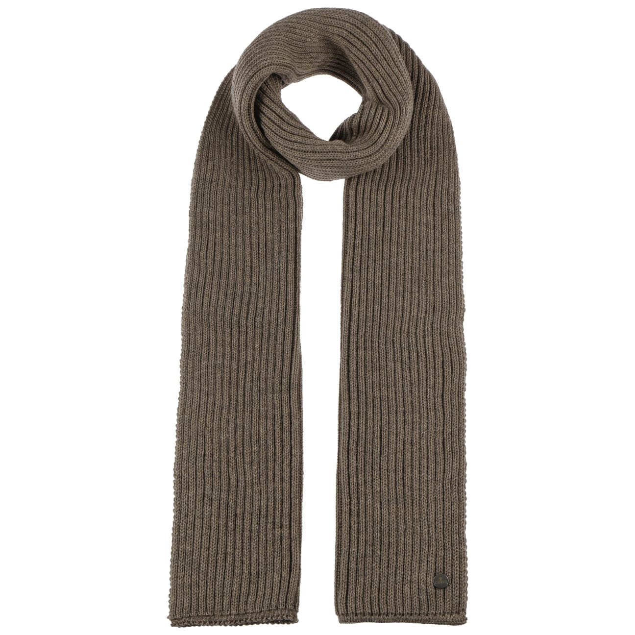 Lierys Premium Merino Wool Rib Scarf - Soft & Warm Winter Accessory for Men & Women - Perfect for Cold Weather, Outdoor Activities & Fashion Styling