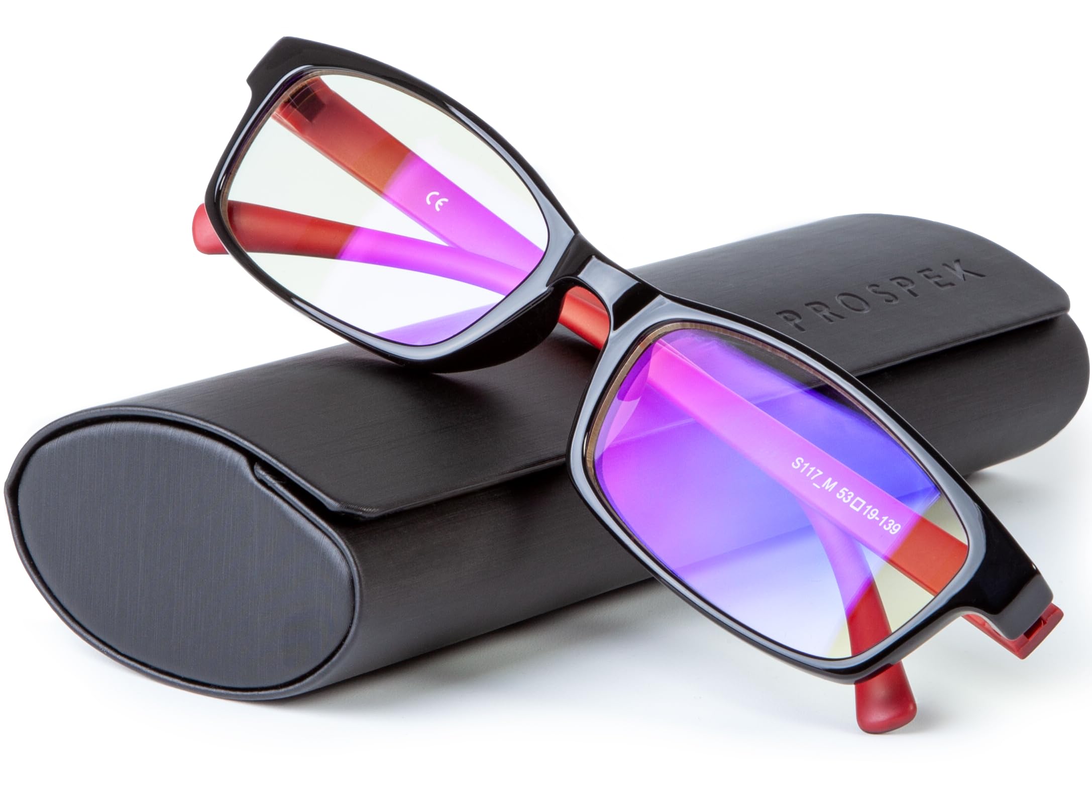 Blue Light Reading Glasses 1.25 for Men & Women - Anti Eyestrain Computer Glasses for Work & Screen Time