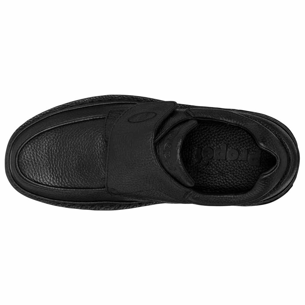 Propét Men's Scandia Strap Slip-On Shoes - Comfortable Casual Walking Shoes for Men with Arch Support - Perfect for Travel, Work & Everyday Wear