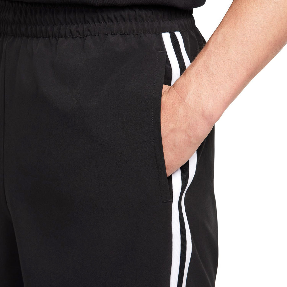 Nike Dri-FIT UV Protection Basketball Shorts for Men - Breathable, Moisture-Wicking Workout Shorts in Black/White - Perfect for Basketball, Gym & Outdoor Sports