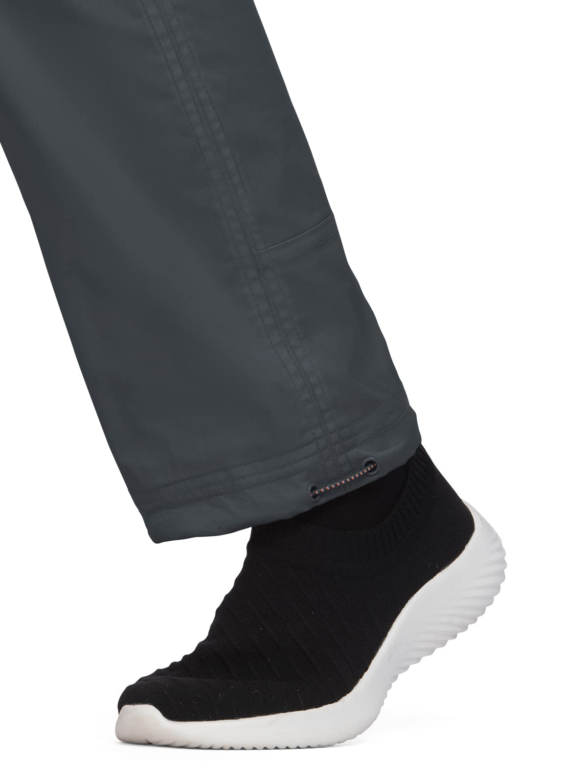 Alma Adjustable Wide-Leg Scrub Pants for Women - Comfortable Stretch Koi 751 Medical Uniform - Charcoal Gray Small Size - Perfect for Nurses, Doctors & Healthcare Professionals