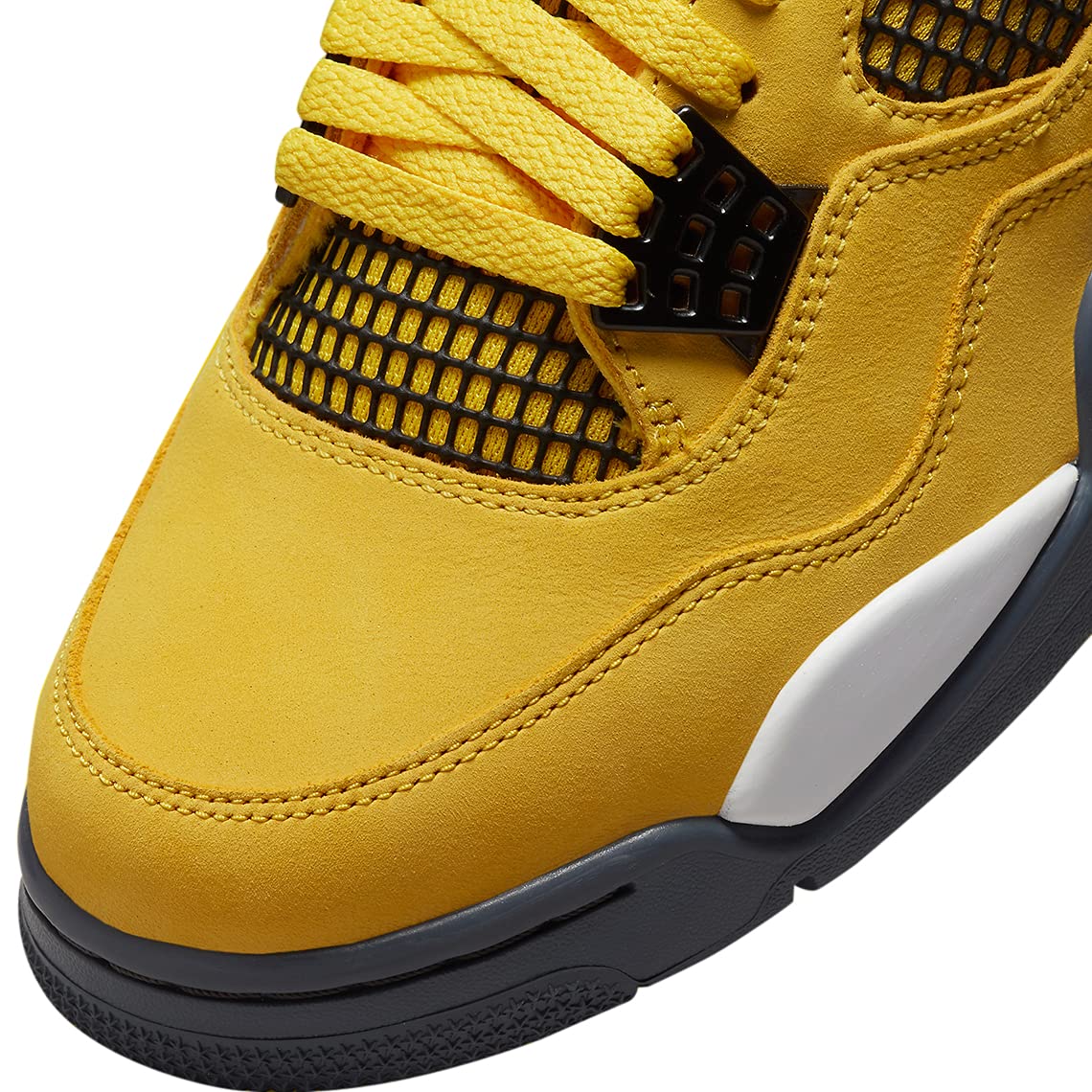 Jordan Men's Air Jordan 4 Retro CT8527-700 Lightning 2021 Sneakers - Size 10 - Basketball Shoes for Men, Streetwear Fashion & Casual Wear
