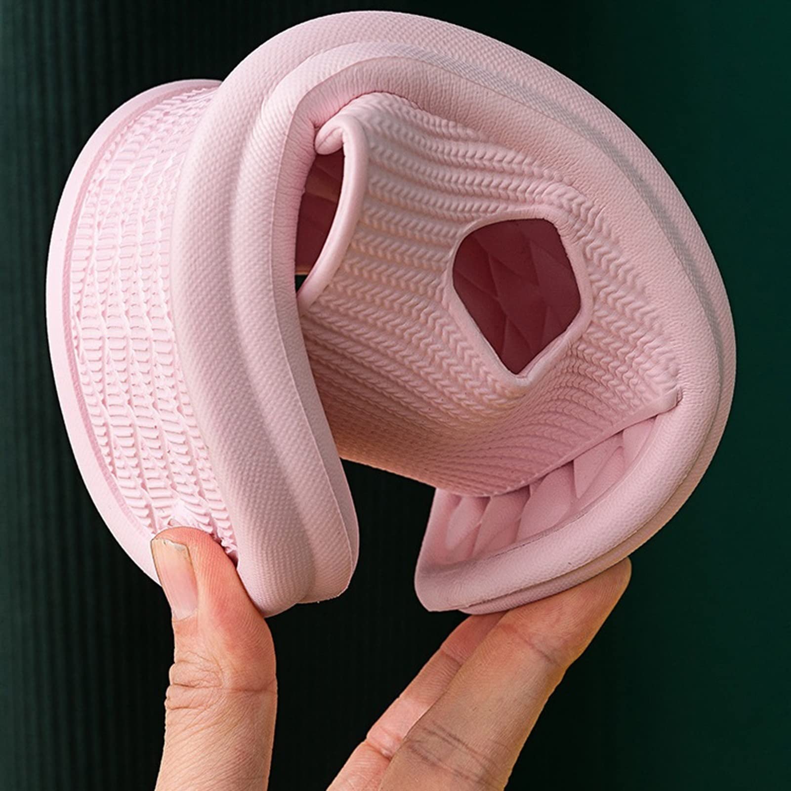Non-Slip Flatform Slippers for Women & Men - Comfortable Bathroom & House Sandals, Summer Beach Flip Flops for Boys, Girls & Couples (Yellow, Size 40-41/260mm) - Perfect for Indoor Relaxation, Poolside Lounging & Beach Vacations