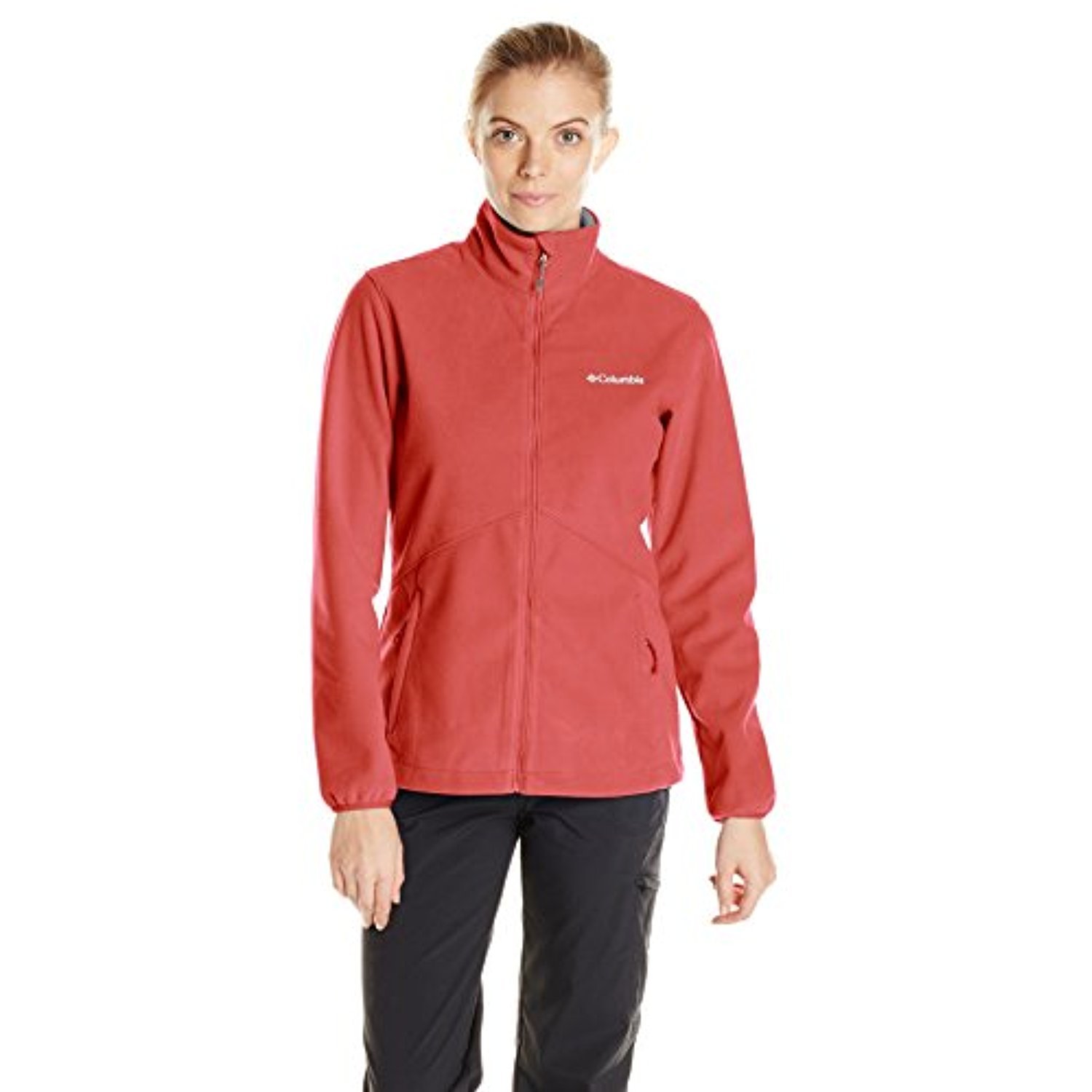 Columbia Women's Wind Protector Fleece Jacket - Lightweight Warm Winter Outerwear for Hiking, Camping & Outdoor Activities