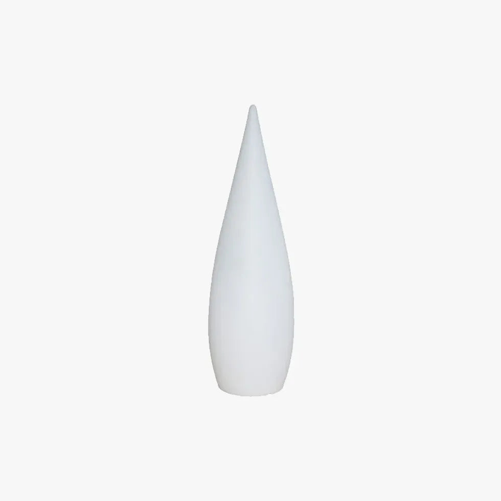 White Waterdrop Portable Outdoor Floor Lamp - Weatherproof LED Camping Light for Patio, Garden, and Backyard Decor