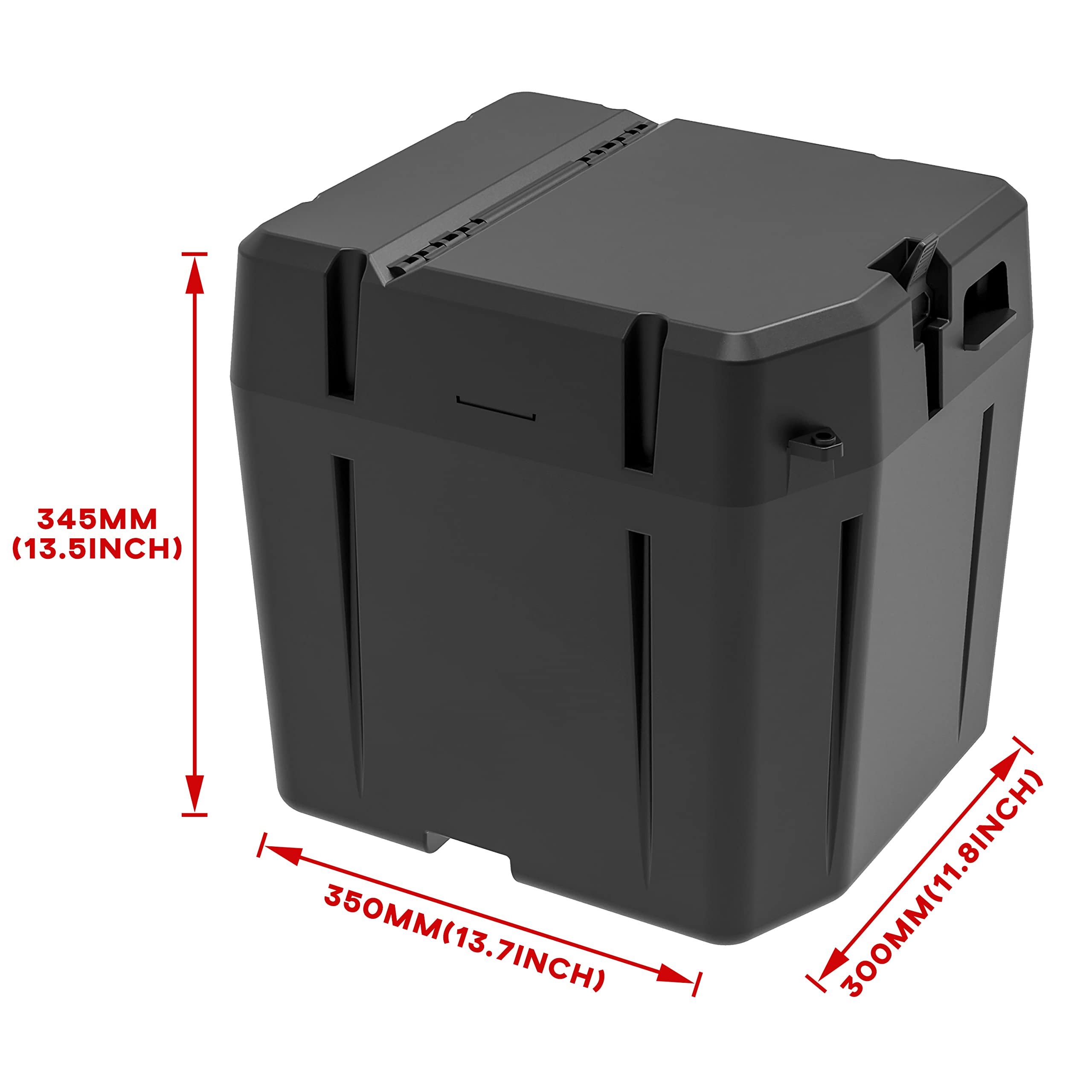 SAUTVS Waterproof Under Seat Storage Box for Polaris Ranger 1000 XP & Crew (2018-2025) | Heavy-Duty Polyethylene Underseat Bin Replacement #2882910 | Perfect for Hunting Gear, Tools & Off-Road Accessories