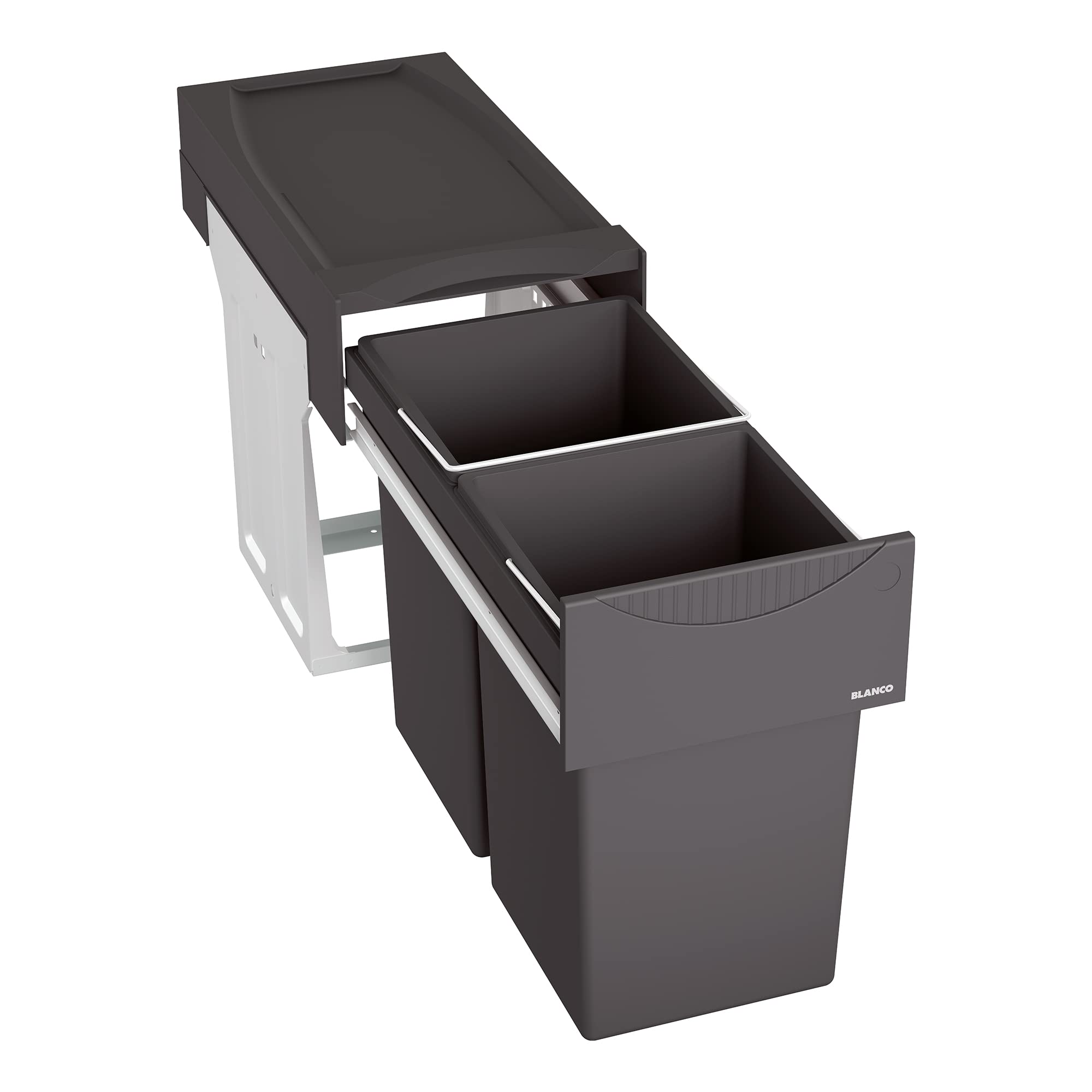 BLANCO Botton II Cabinet Organizer - Black | Under Sink Storage Solution for Kitchen & Bathroom Organization